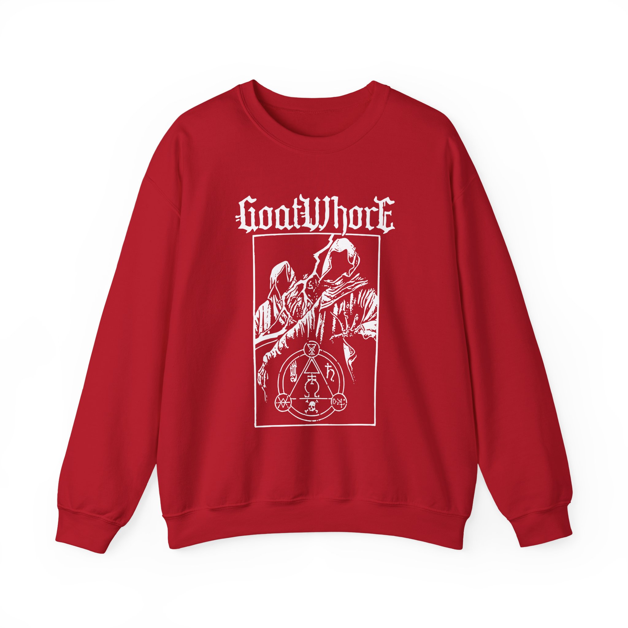 Goatwhore sigil Unisex Heavy Blend™ Crewneck Sweatshirt - Image 17