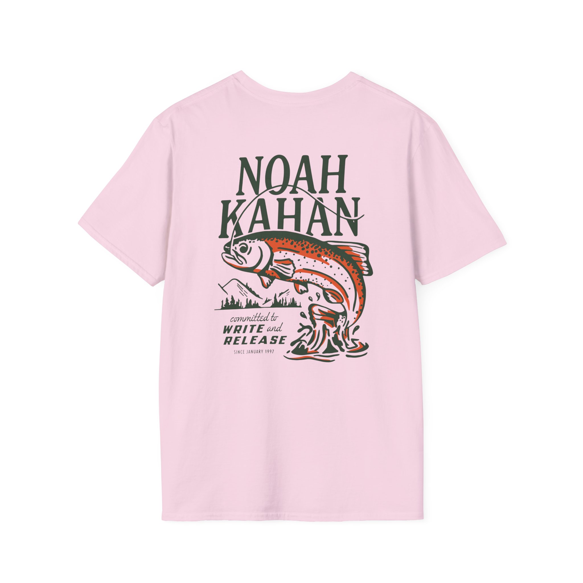 Noah Kahan Write & Release Unisex Softstyle T-Shirt - Image 14