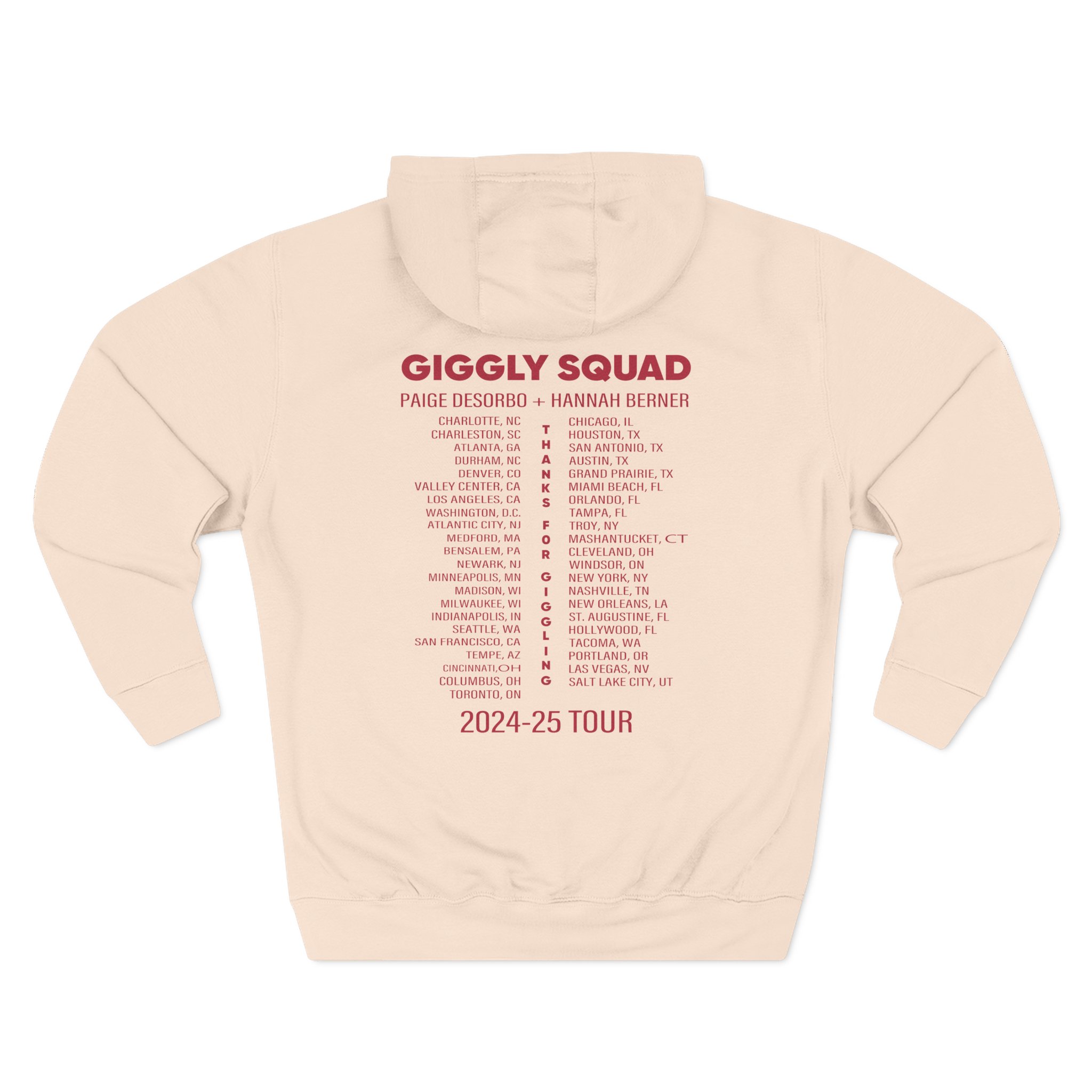 Giggly Squad Thank You for Giggling 2024-2025 Three-Panel Fleece Hoodie - Image 6