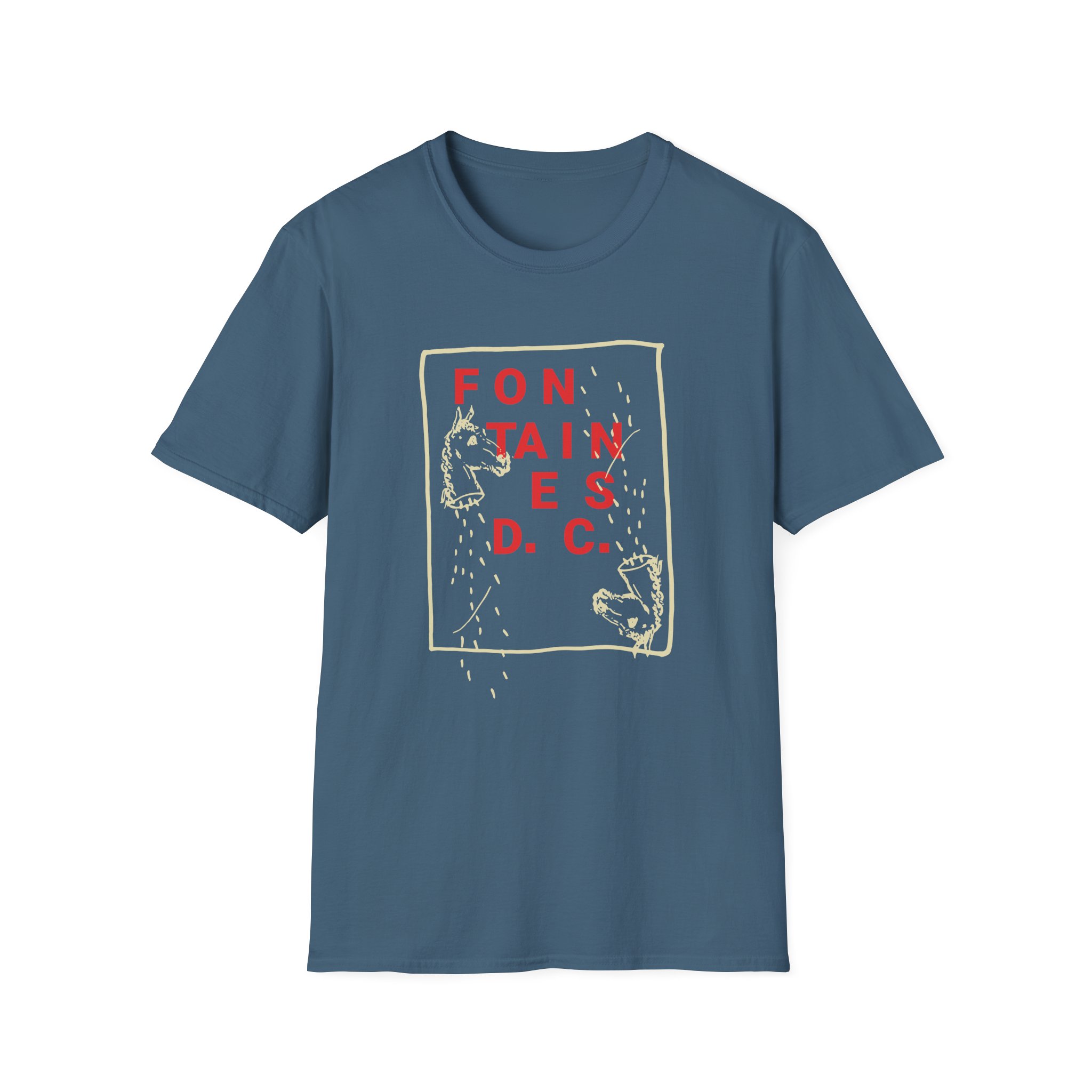 Fontaines Horse Head Unisex Softstyle T-Shirt - Image 7