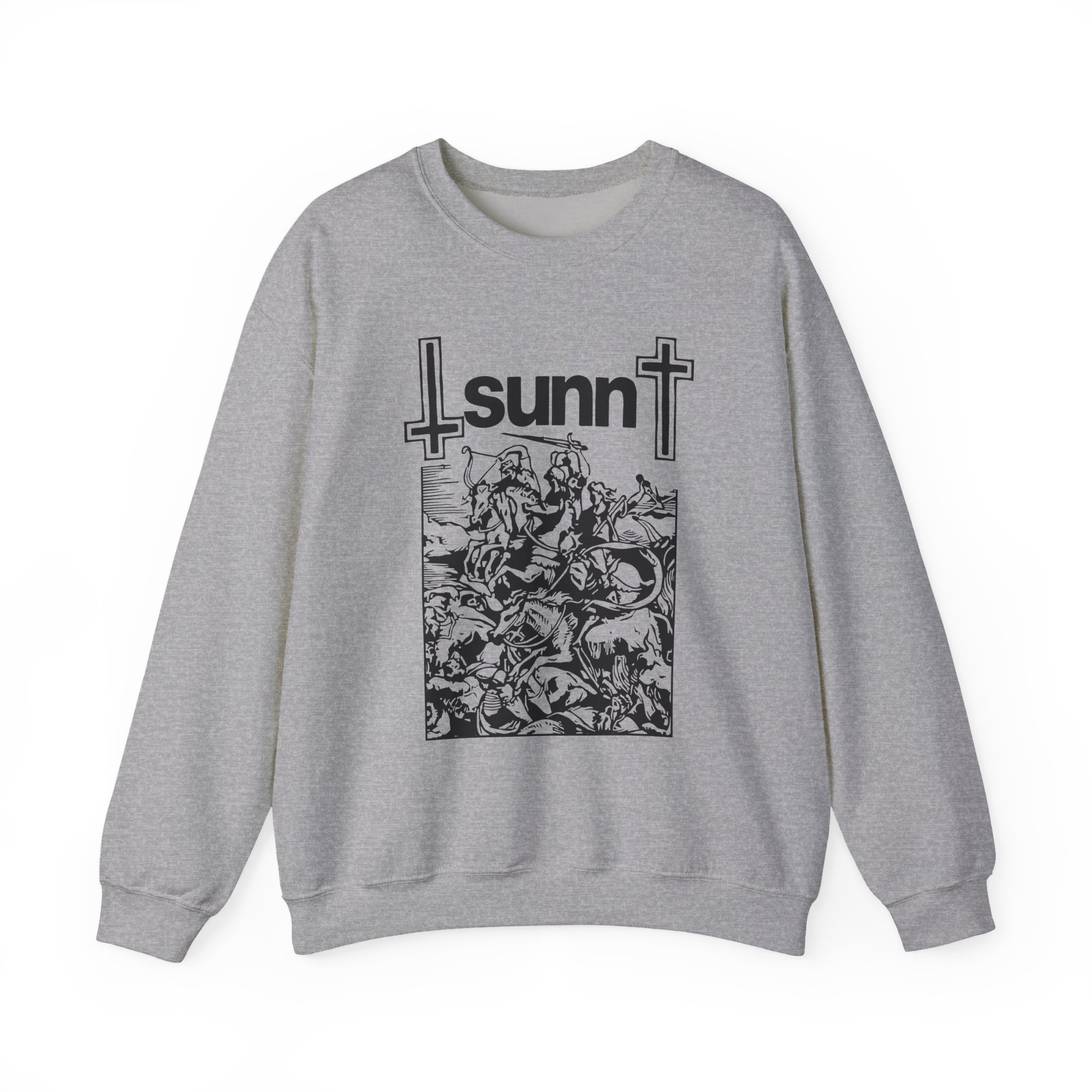 Sunn O Flight of the Behemoth Unisex Heavy Blend™ Crewneck Sweatshirt - Image 7