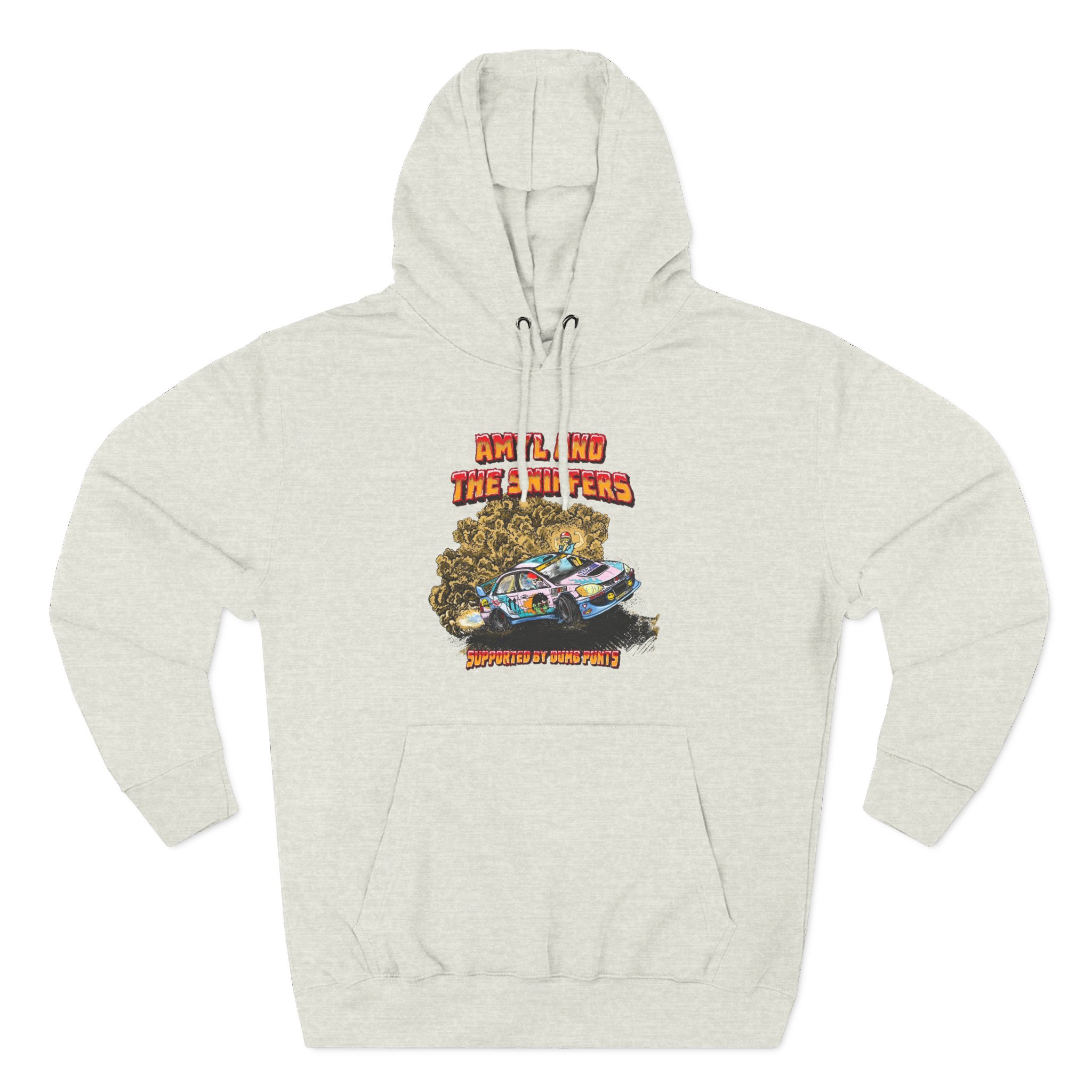 Amyl and the Sniffers Three-Panel Fleece Hoodie - Image 9