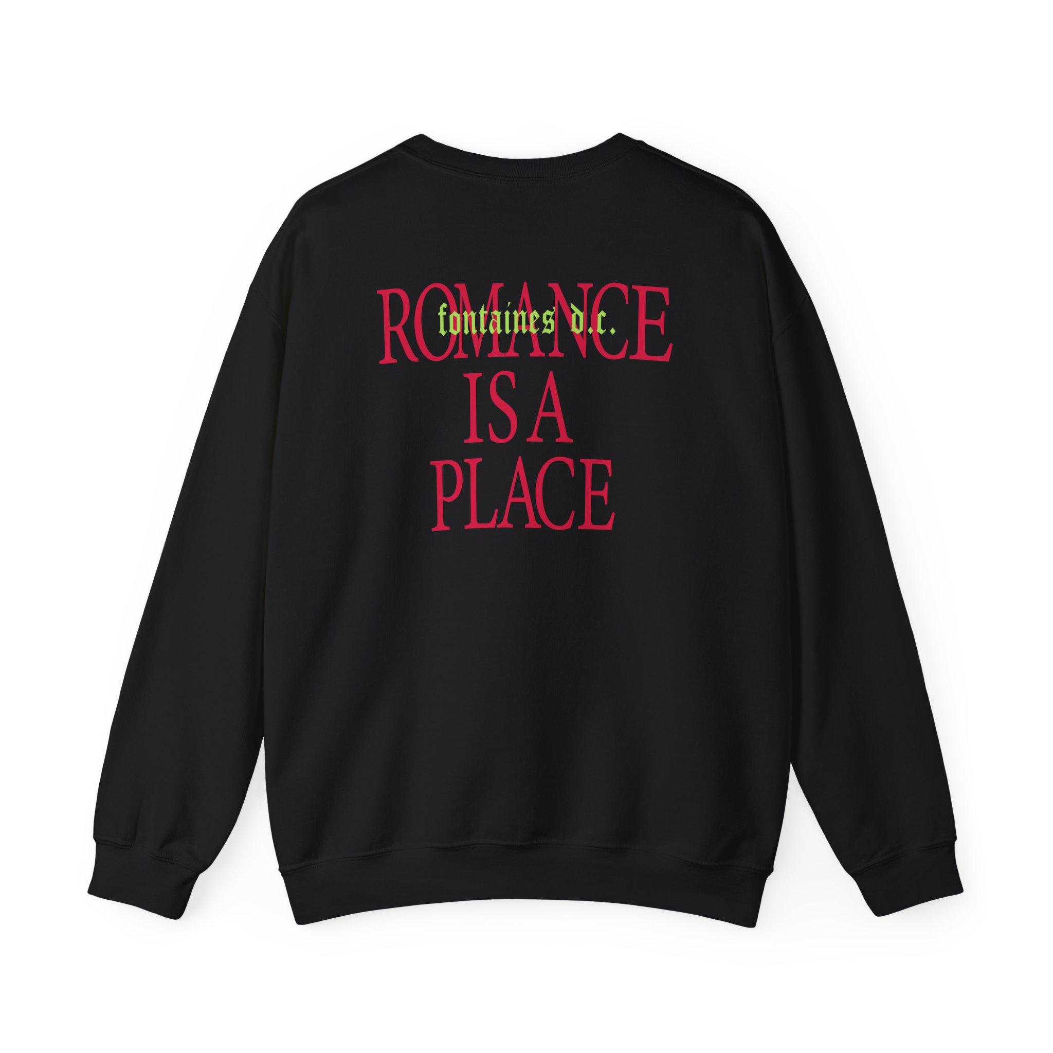 Fontaines Romance Is A Place Unisex Heavy Blend™ Crewneck Sweatshirt - Image 2