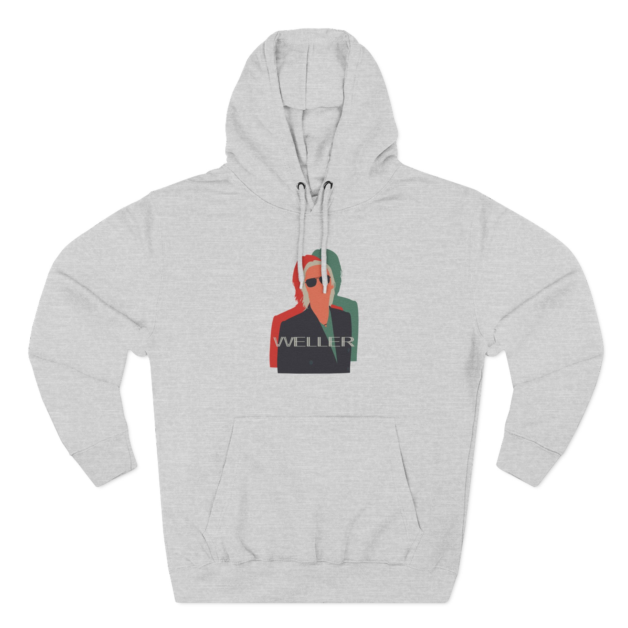 PW Illustration Offset Three-Panel Fleece Hoodie - Image 3