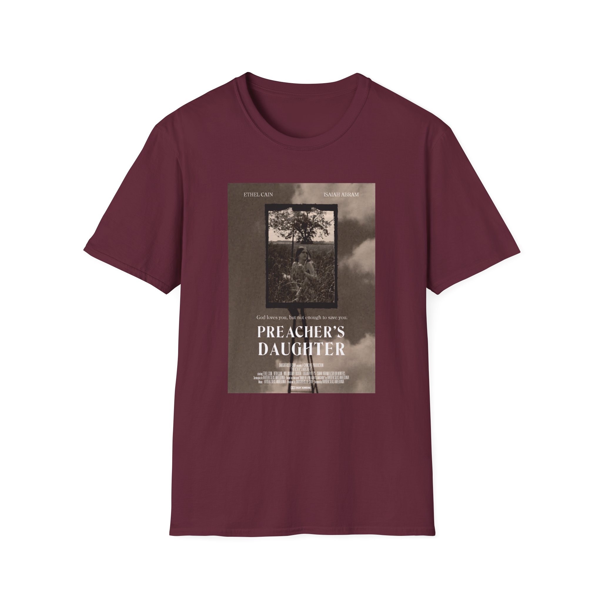Ethel Cain Preacher's Daughter Movie Poster Unisex Softstyle T-Shirt - Image 9