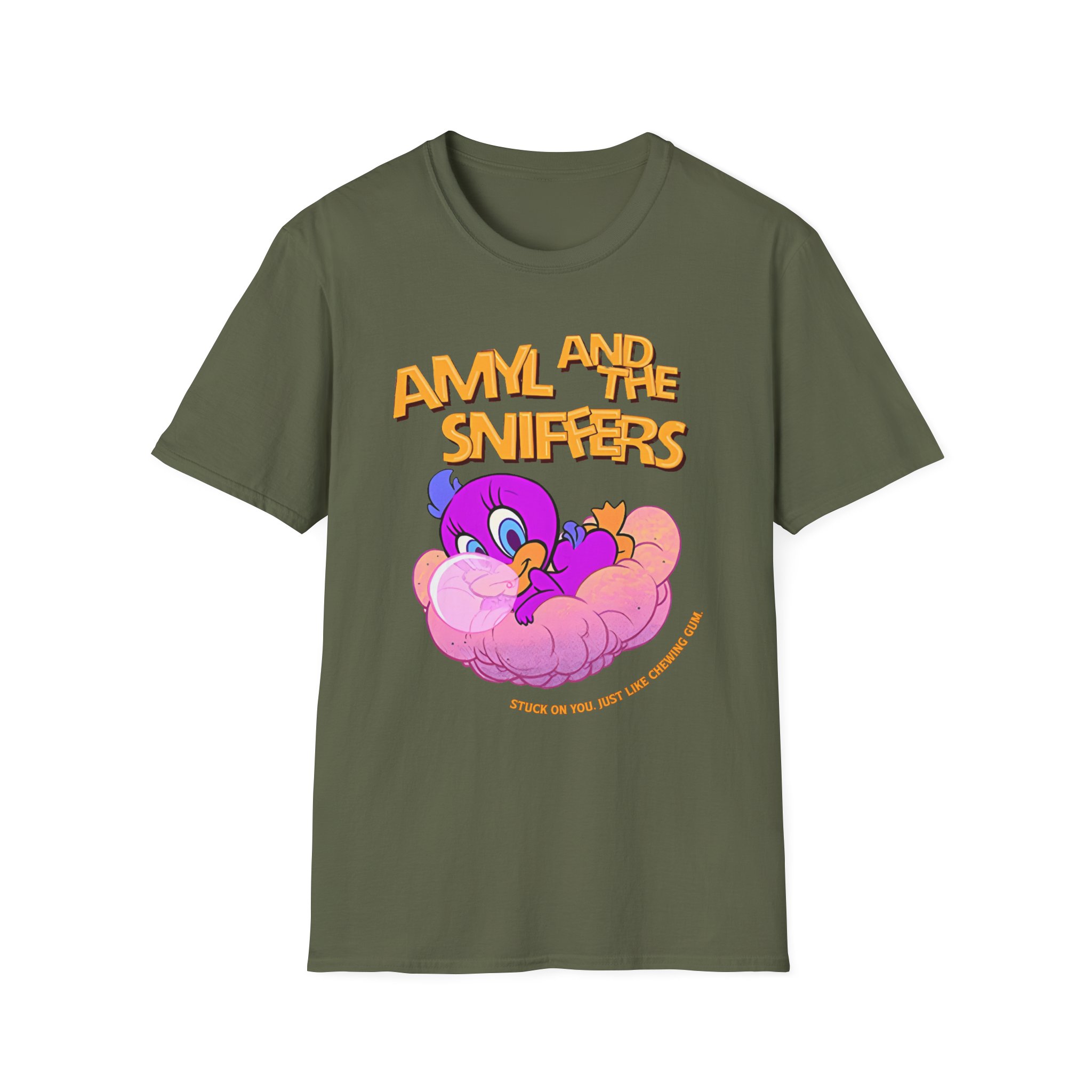 Amyl and the Sniffers Stuck On You Baby Unisex Softstyle T-Shirt - Image 13
