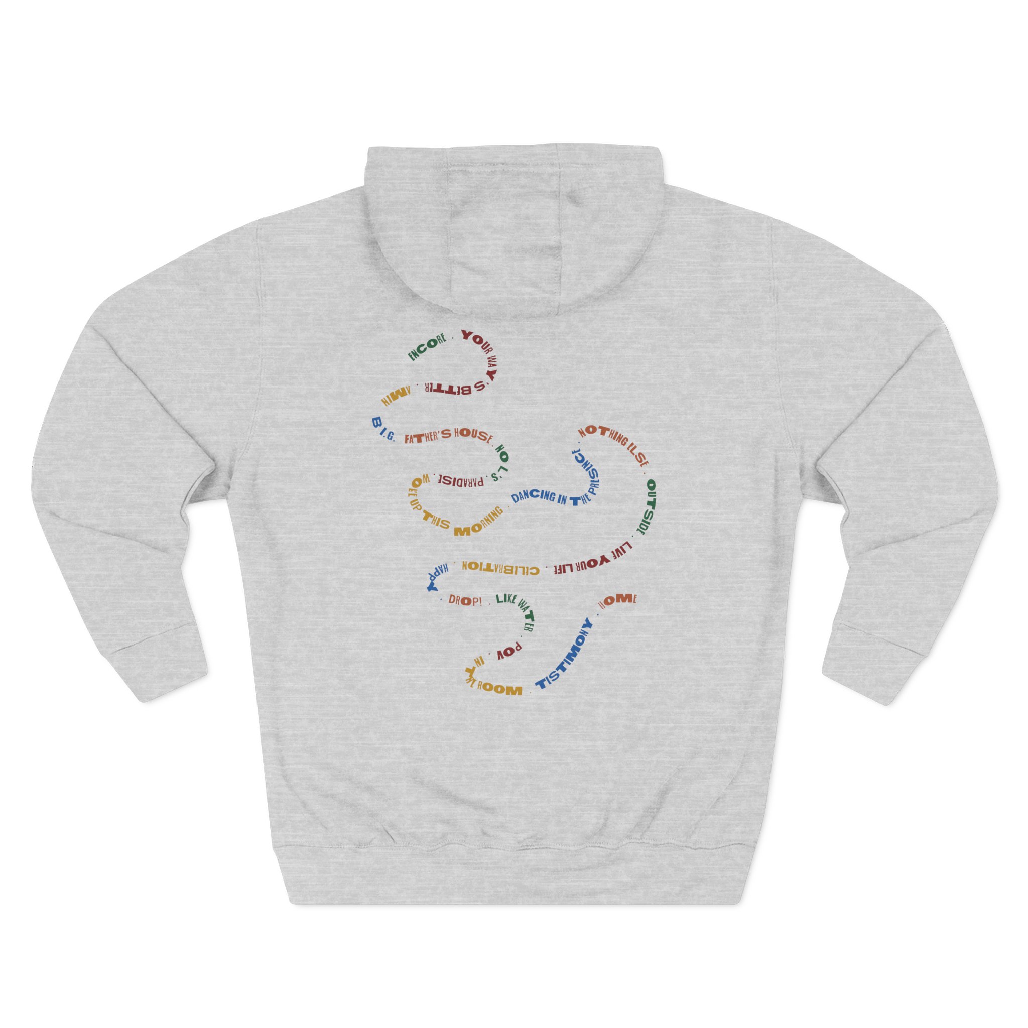 Forrest Frank Child of God Ii Tracklist Three-Panel Fleece Hoodie - Image 4
