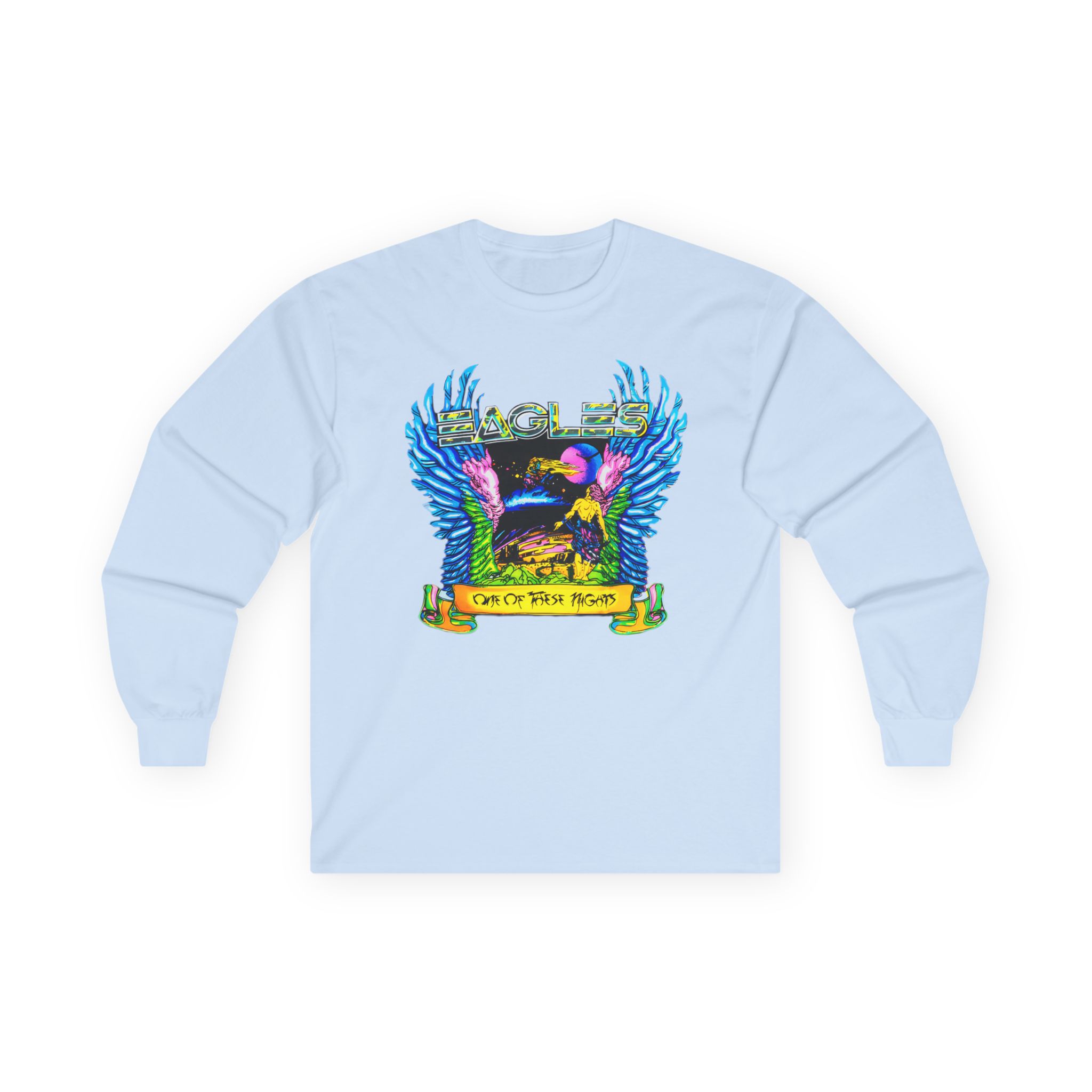 The Eagles One of These Nights Unisex Ultra Cotton Long Sleeve Tee - Image 7