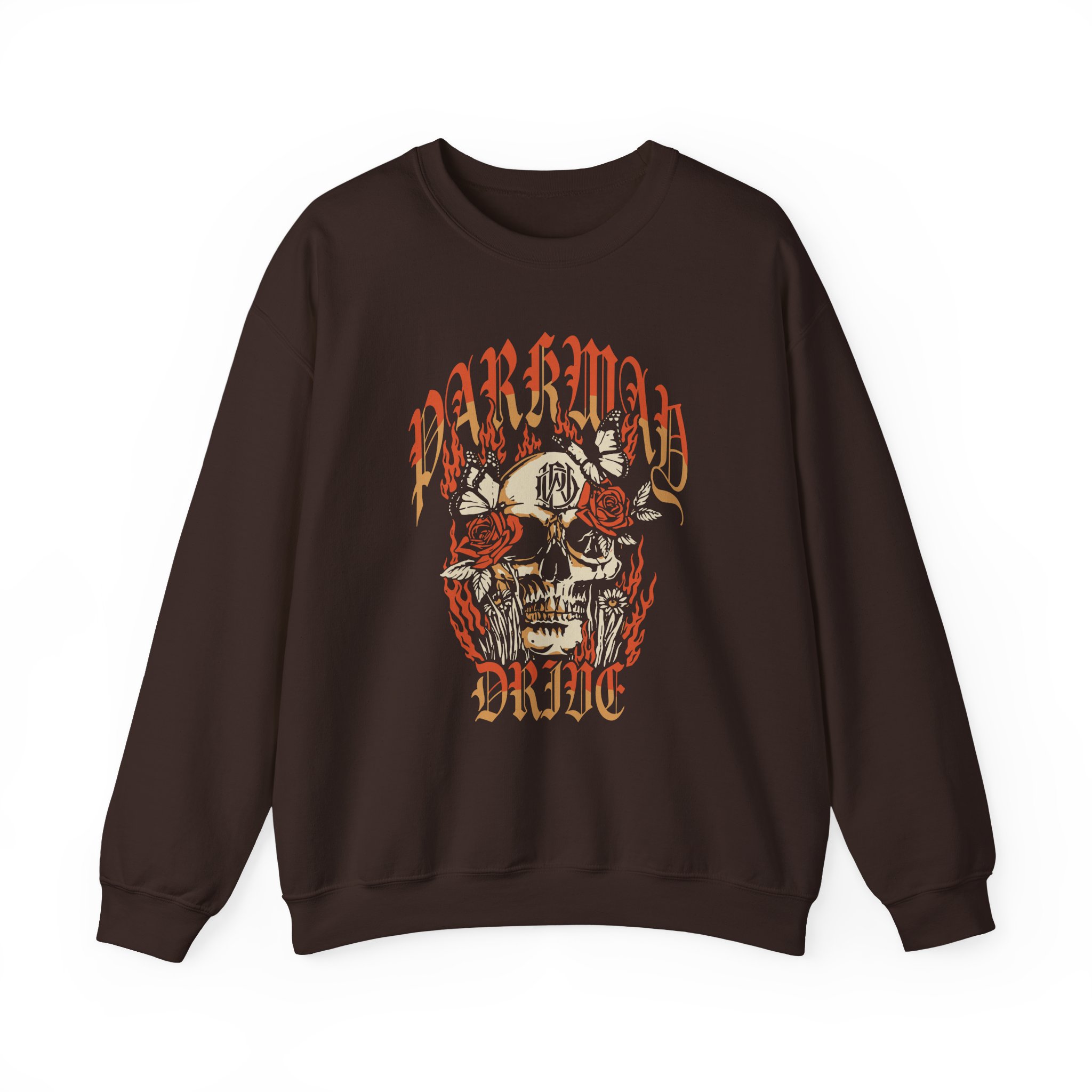 Parkway Drive Skull-roses Unisex Heavy Blend™ Crewneck Sweatshirt - Image 5