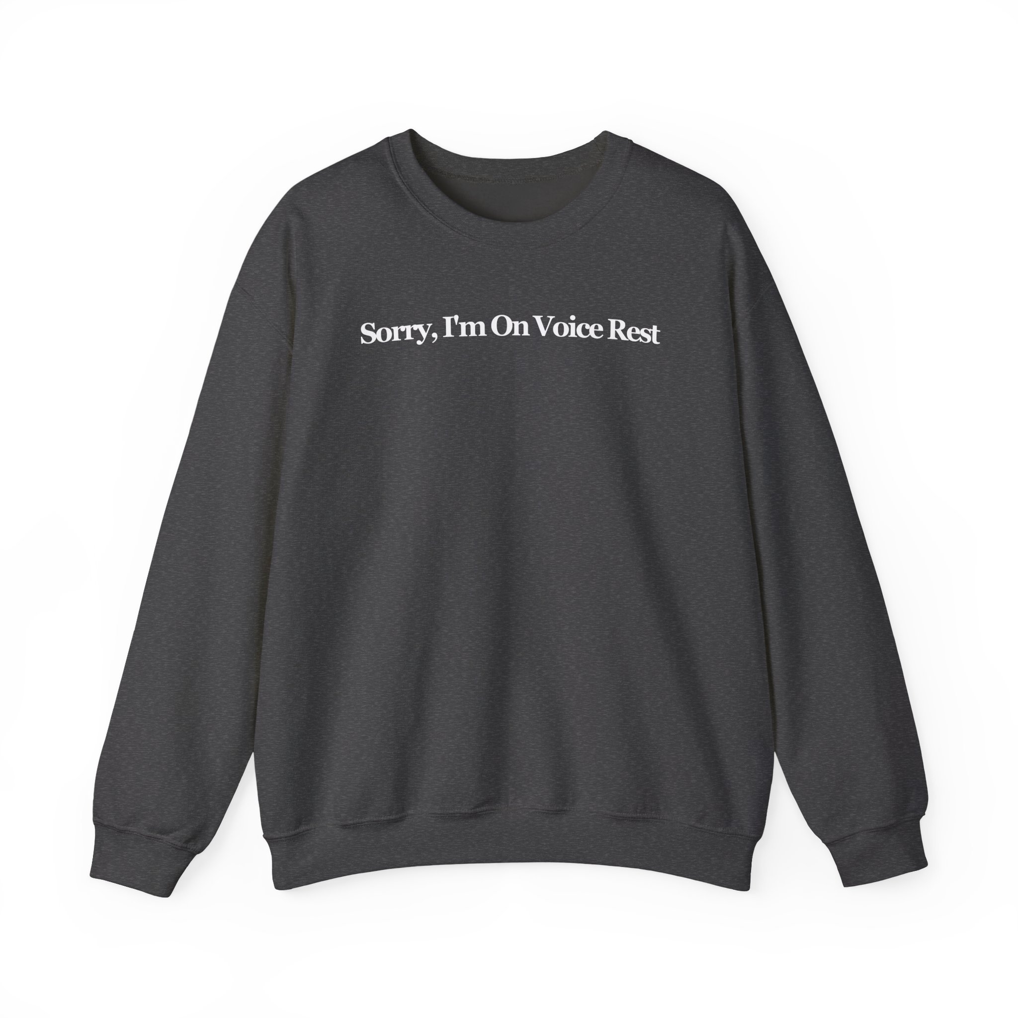 Giggly Squad Sorry I'm on Voice Rest Unisex Heavy Blend™ Crewneck Sweatshirt - Image 9
