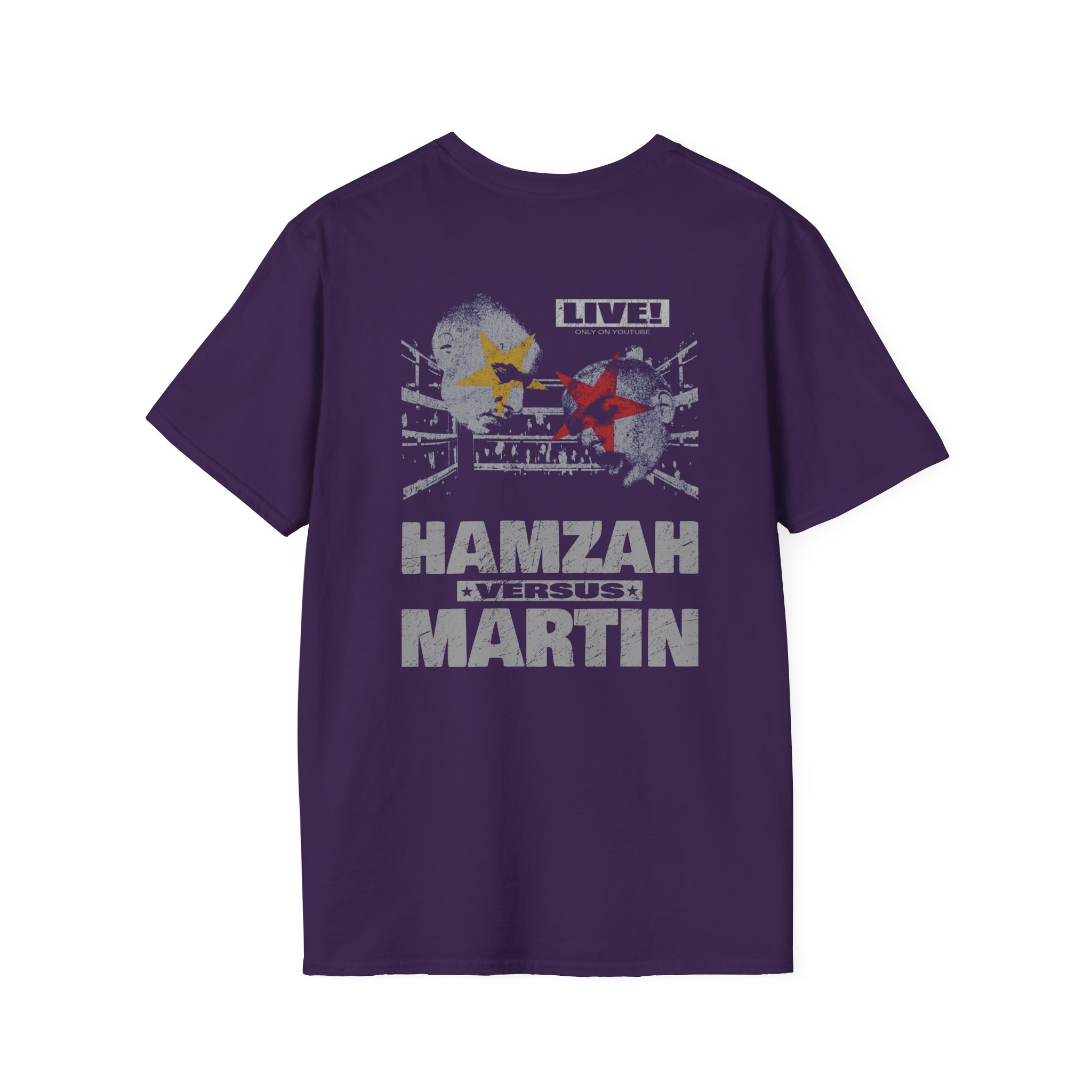 Slushy Noobz Hamzah Versus Martin Unisex Softstyle T-Shirt - Image 16