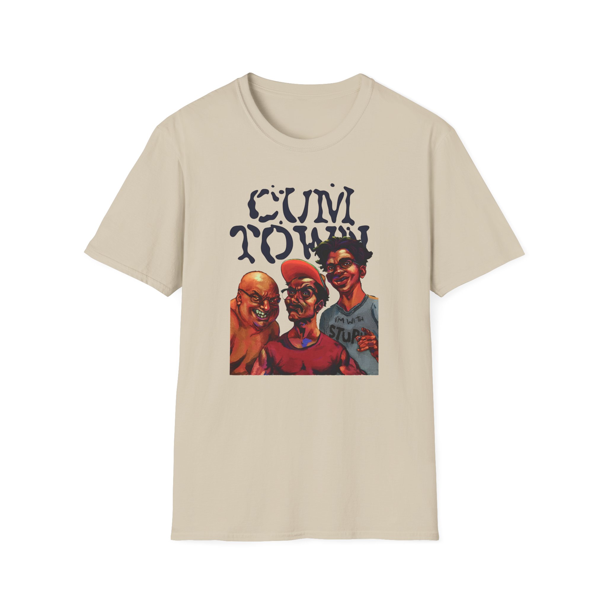 Cum Town Unisex Softstyle T-Shirt - Image 3
