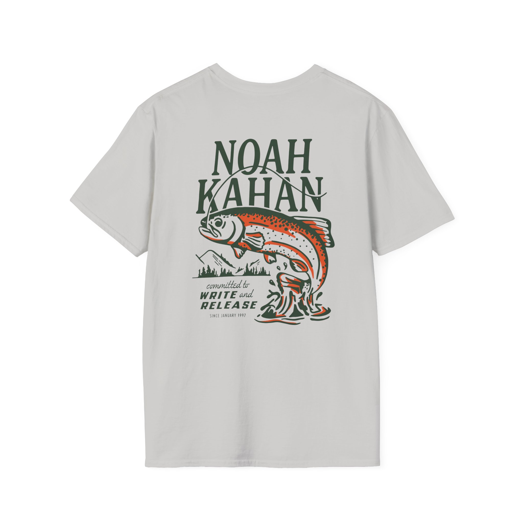 Noah Kahan Write & Release Unisex Softstyle T-Shirt - Image 8
