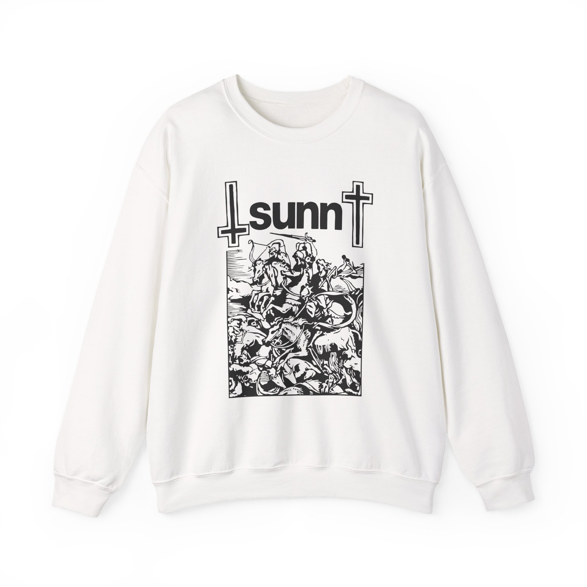 Sunn O Flight of the Behemoth Unisex Heavy Blend™ Crewneck Sweatshirt