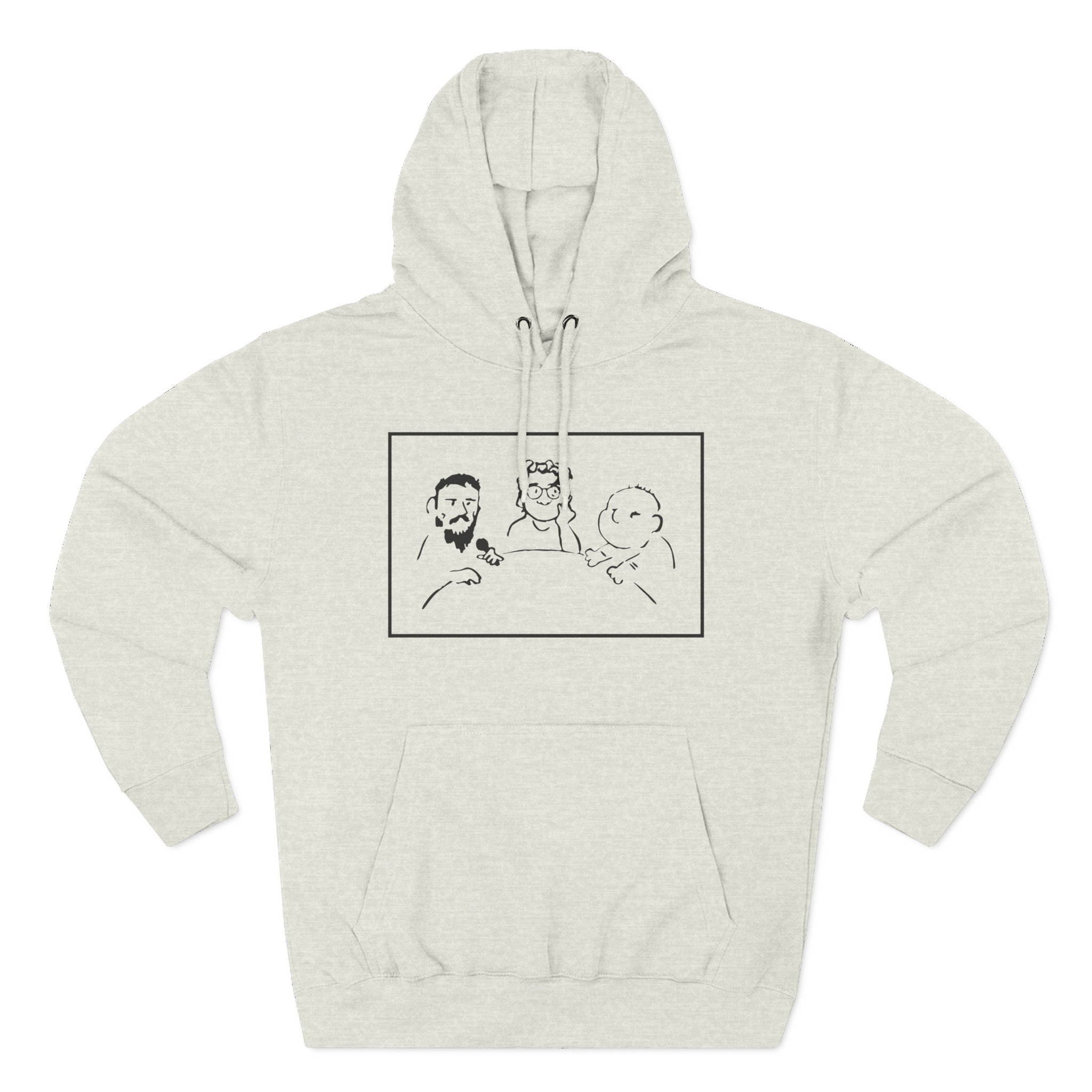 Cum Town Three-Panel Fleece Hoodie - Image 9