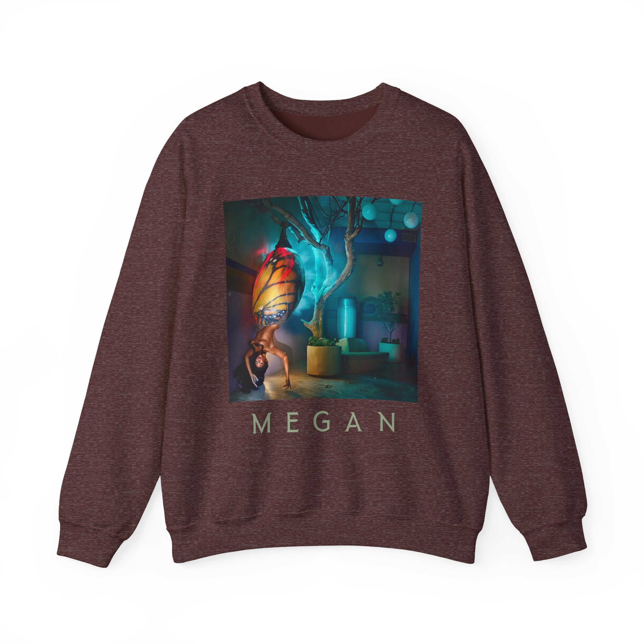 Megan Thee Stallion Butterfly Unisex Heavy Blend™ Crewneck Sweatshirt - Image 5