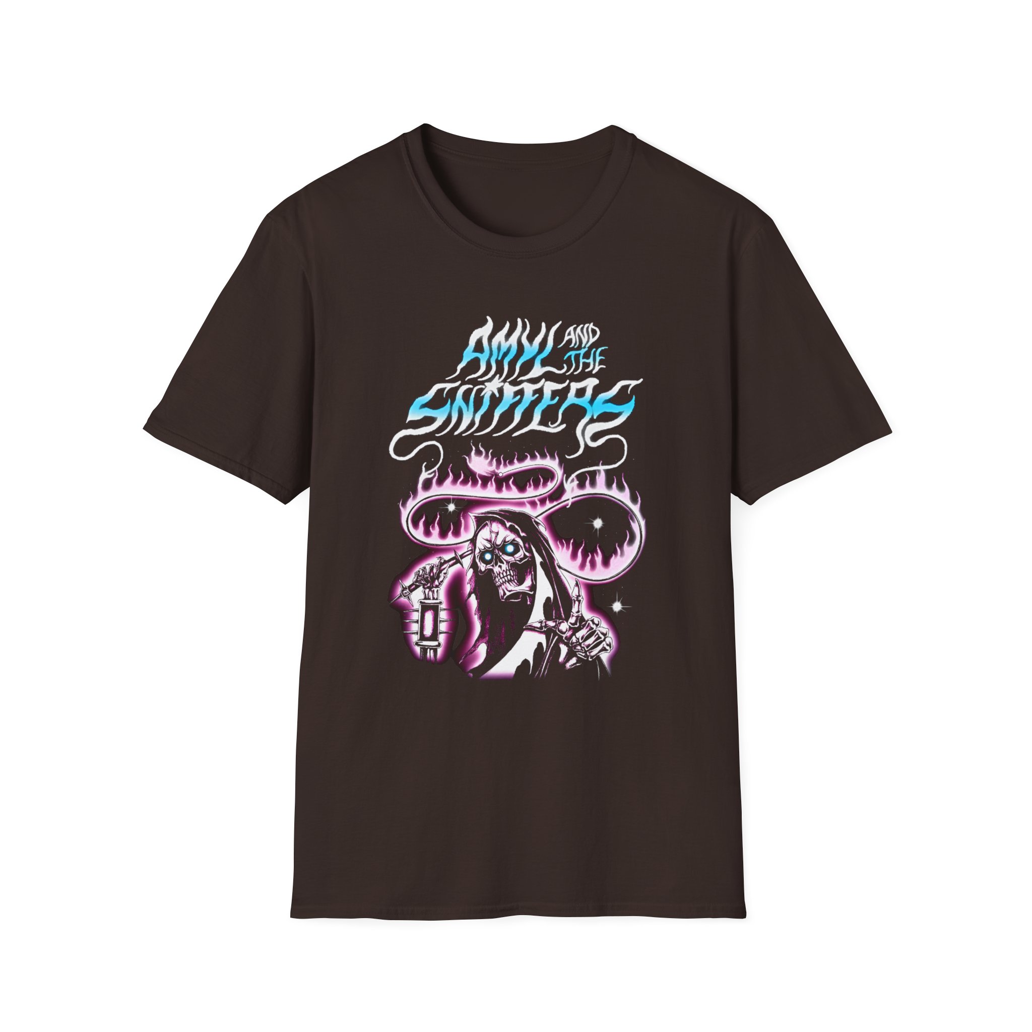 Amyl and the Sniffers Reaper Unisex Softstyle T-Shirt - Image 3
