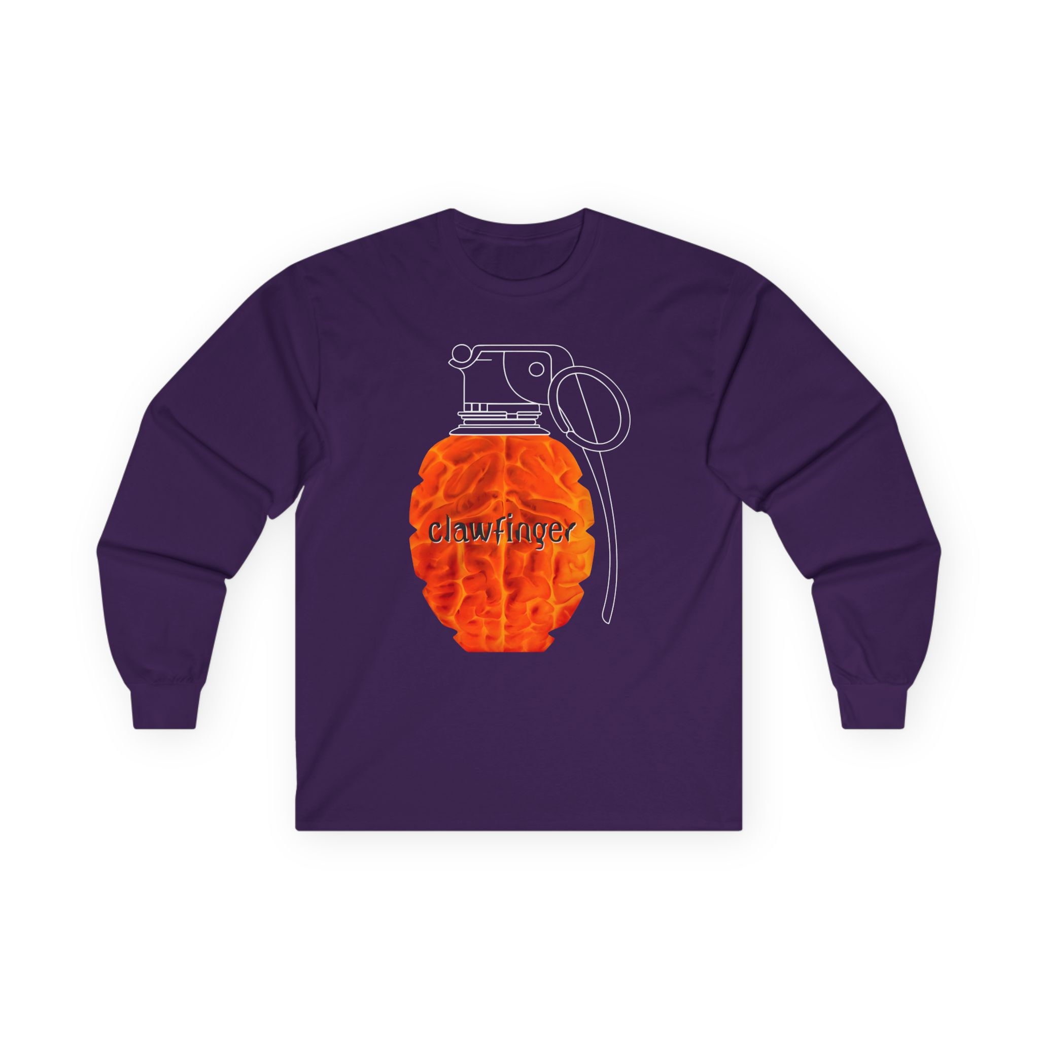 Clawfinger Use Your Brain Unisex Ultra Cotton Long Sleeve Tee - Image 11