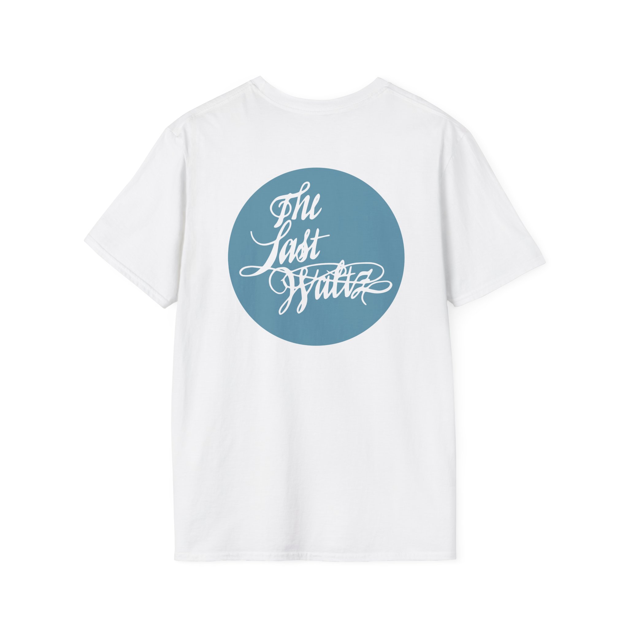 The Band the Last Waltz Pin Unisex Softstyle T-Shirt - Image 4