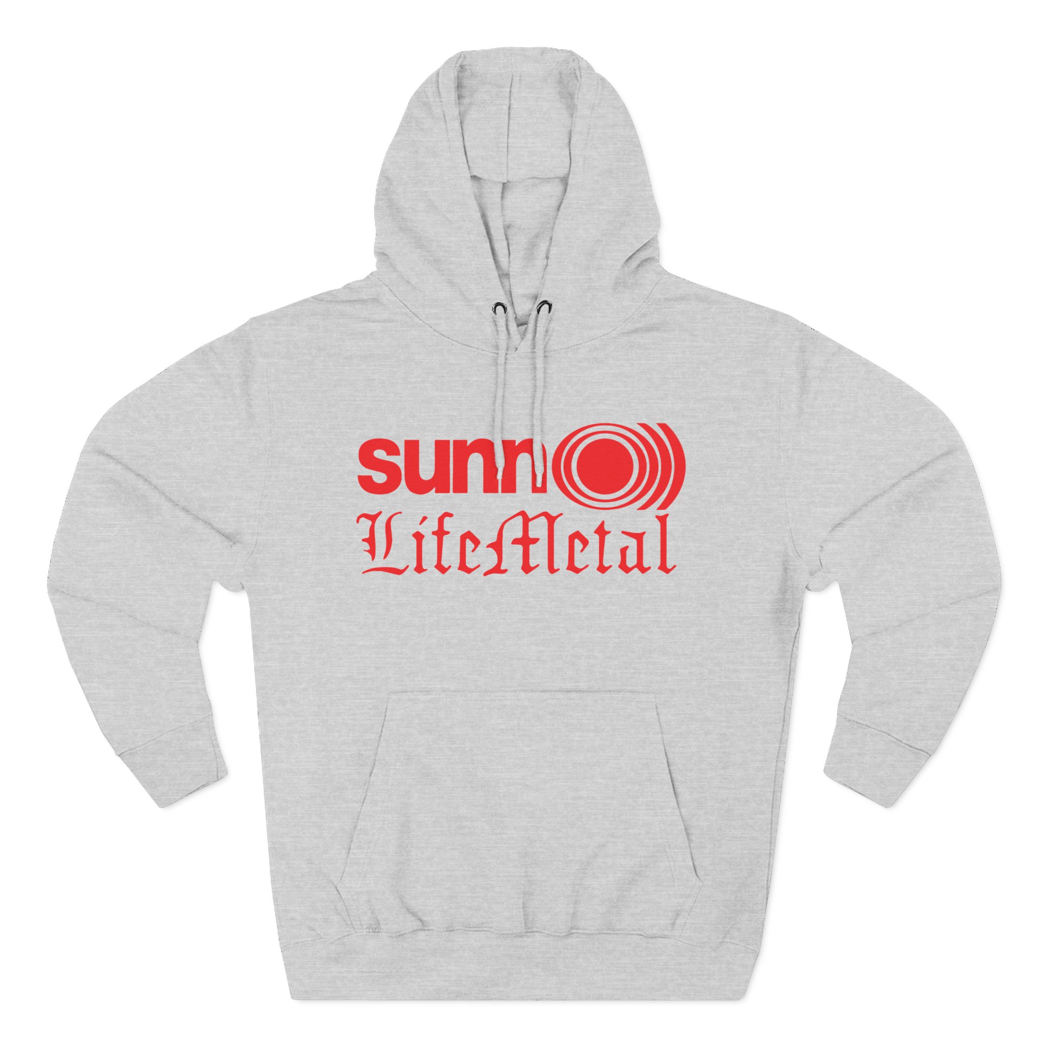 Sunn O Life Metal Logo Three-Panel Fleece Hoodie - Image 5