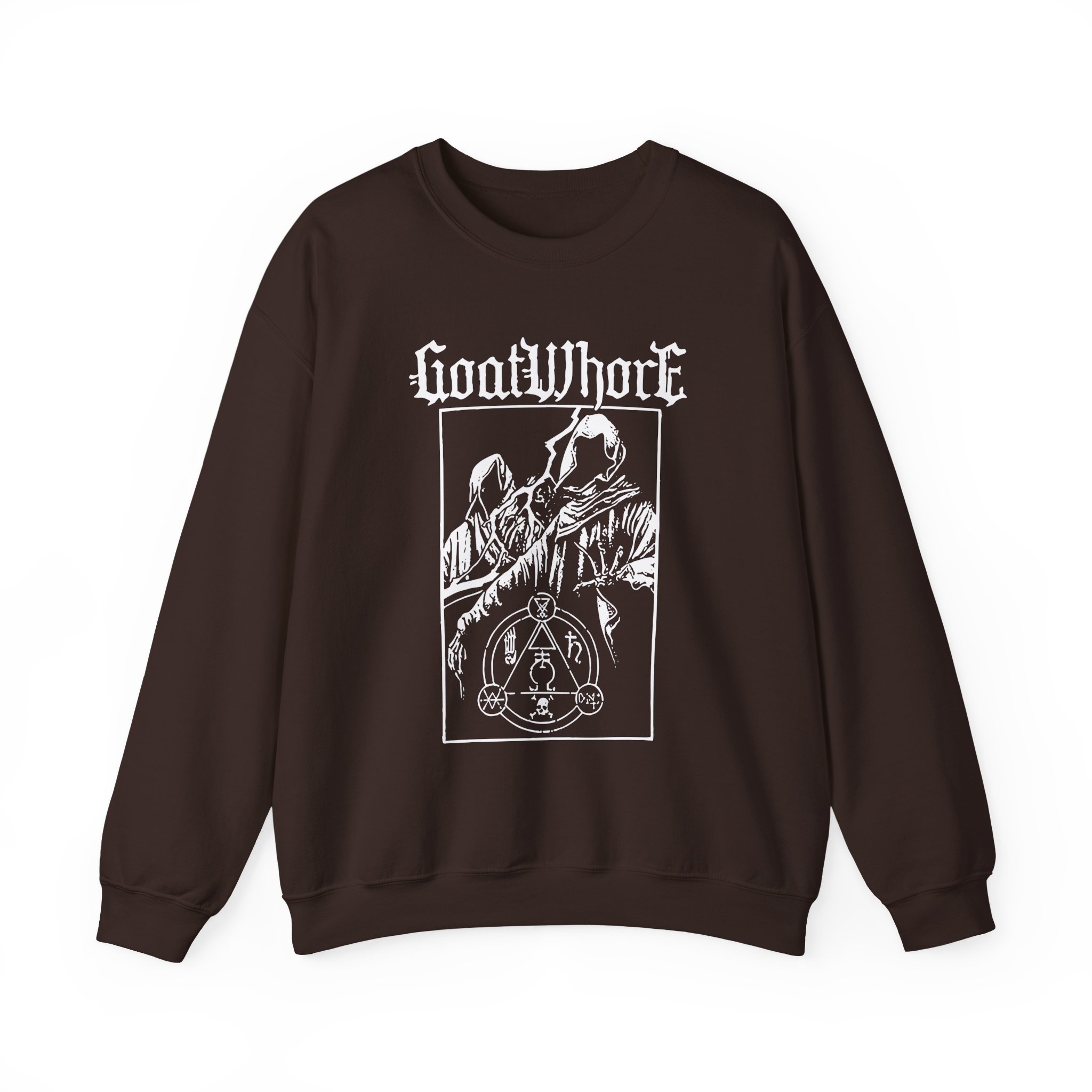 Goatwhore sigil Unisex Heavy Blend™ Crewneck Sweatshirt - Image 5