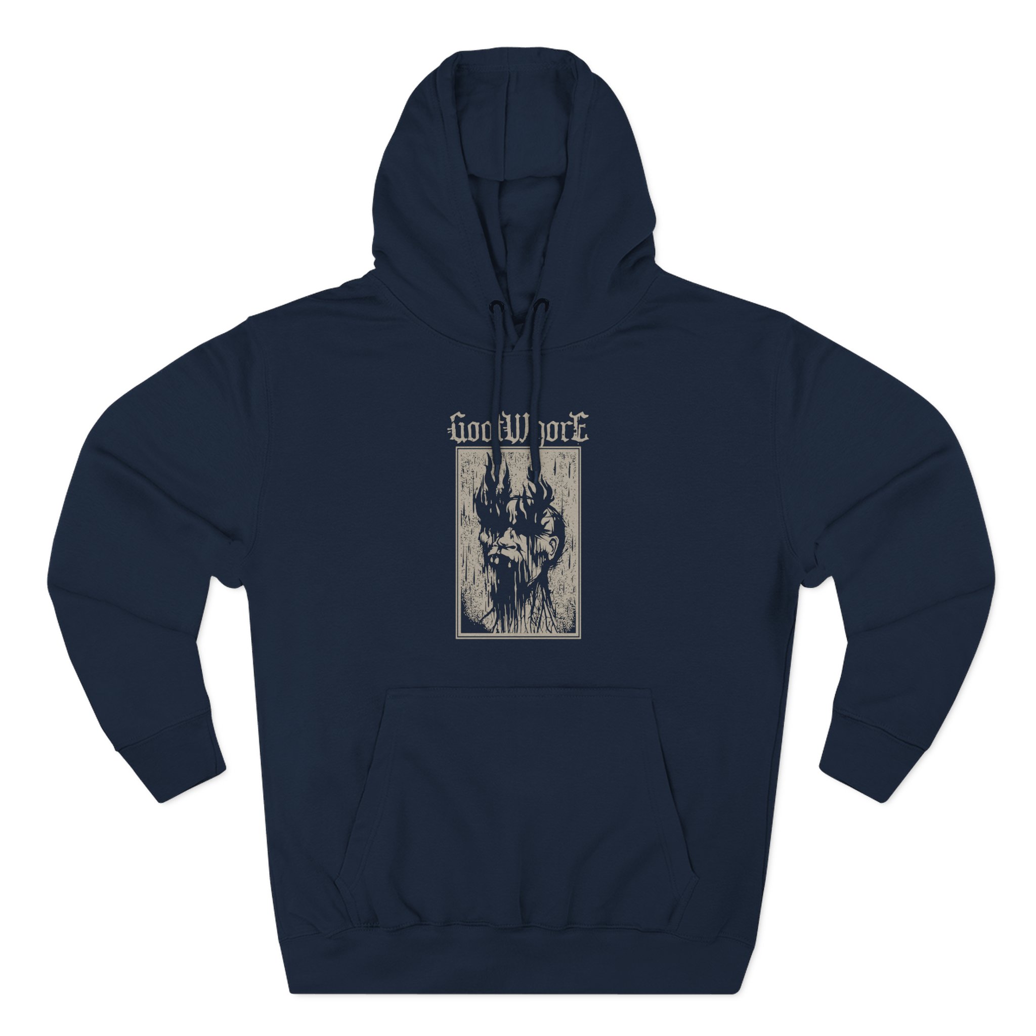 Goatwhore Q Three-Panel Fleece Hoodie - Image 7