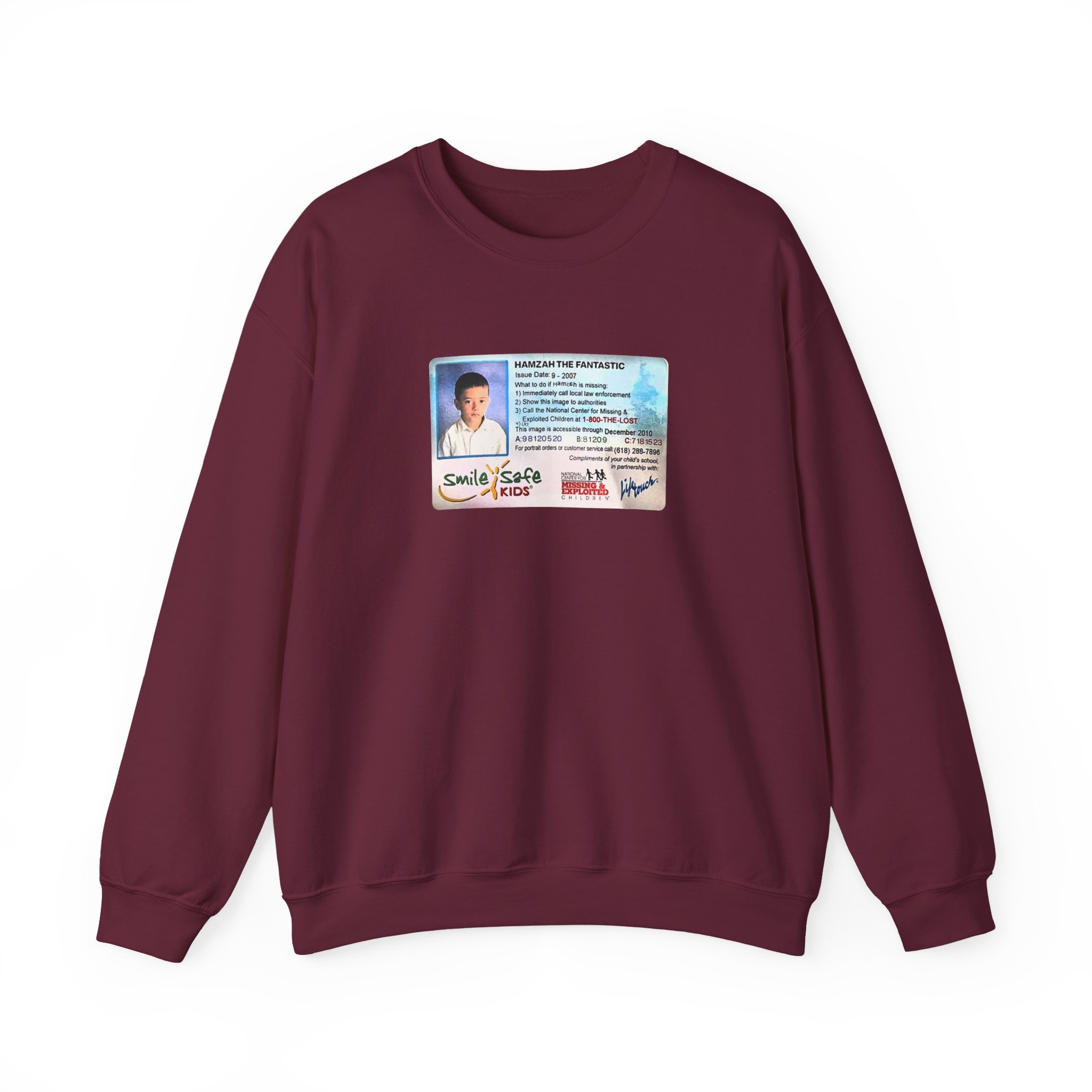 Slushy Noobz Smile Safe Kids Unisex Heavy Blend™ Crewneck Sweatshirt - Image 5
