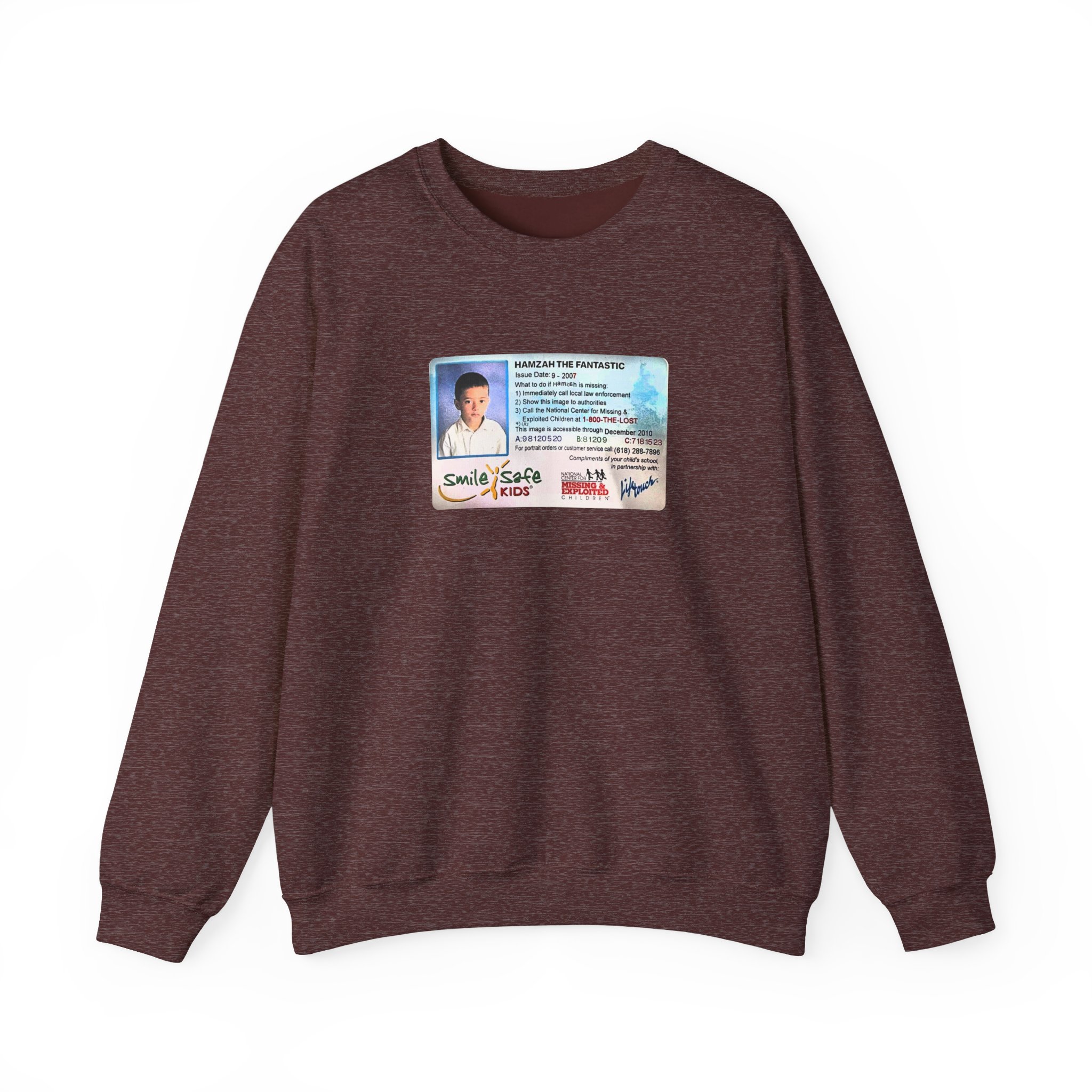 Slushy Noobz Smile Safe Kids Unisex Heavy Blend™ Crewneck Sweatshirt - Image 3