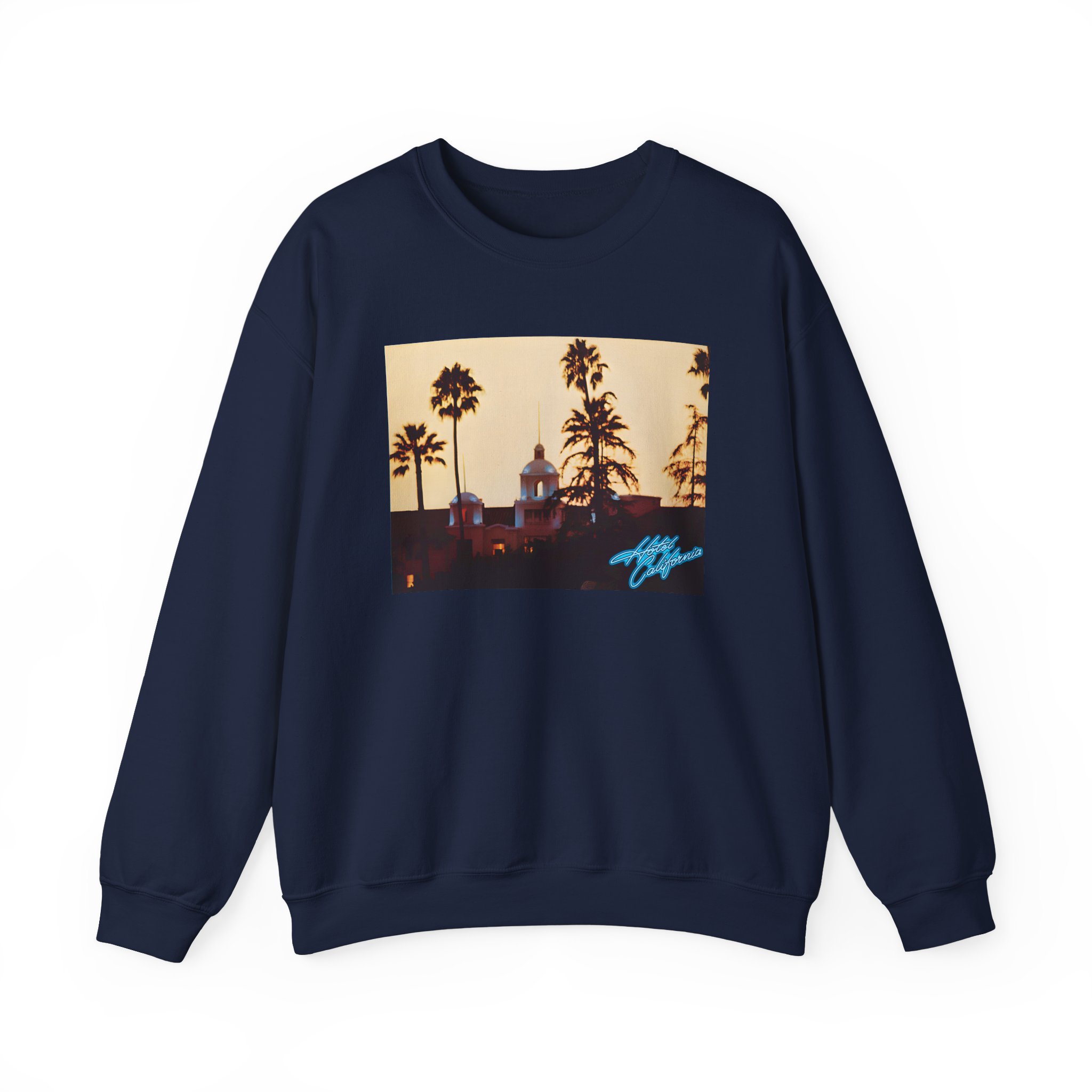 The Eagles Hotel California Unisex Heavy Blend™ Crewneck Sweatshirt - Image 7