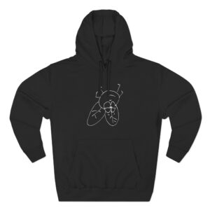 Carl Barron Upside Down Flies Three-Panel Fleece Hoodie