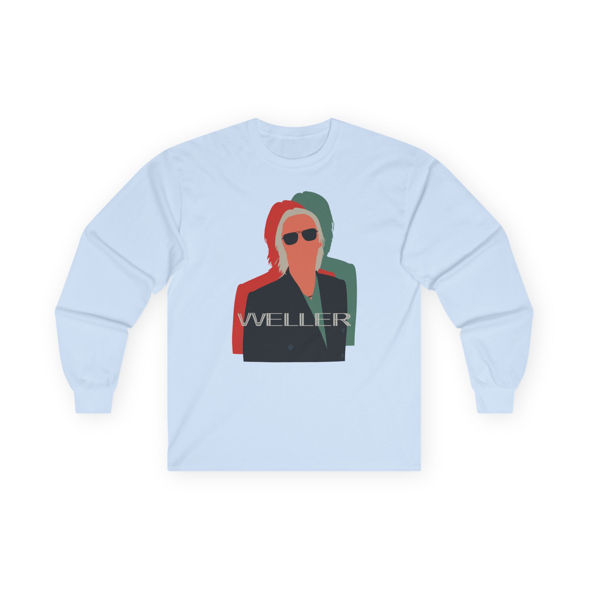 PW Illustration Offset Unisex Ultra Cotton Long Sleeve Tee - Image 7