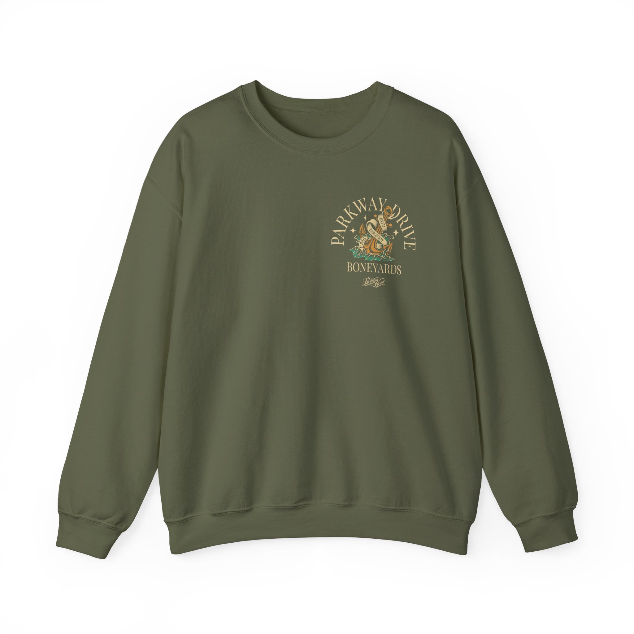 Parkway Drive Boneyards Anchor Unisex Heavy Blend™ Crewneck Sweatshirt - Image 7