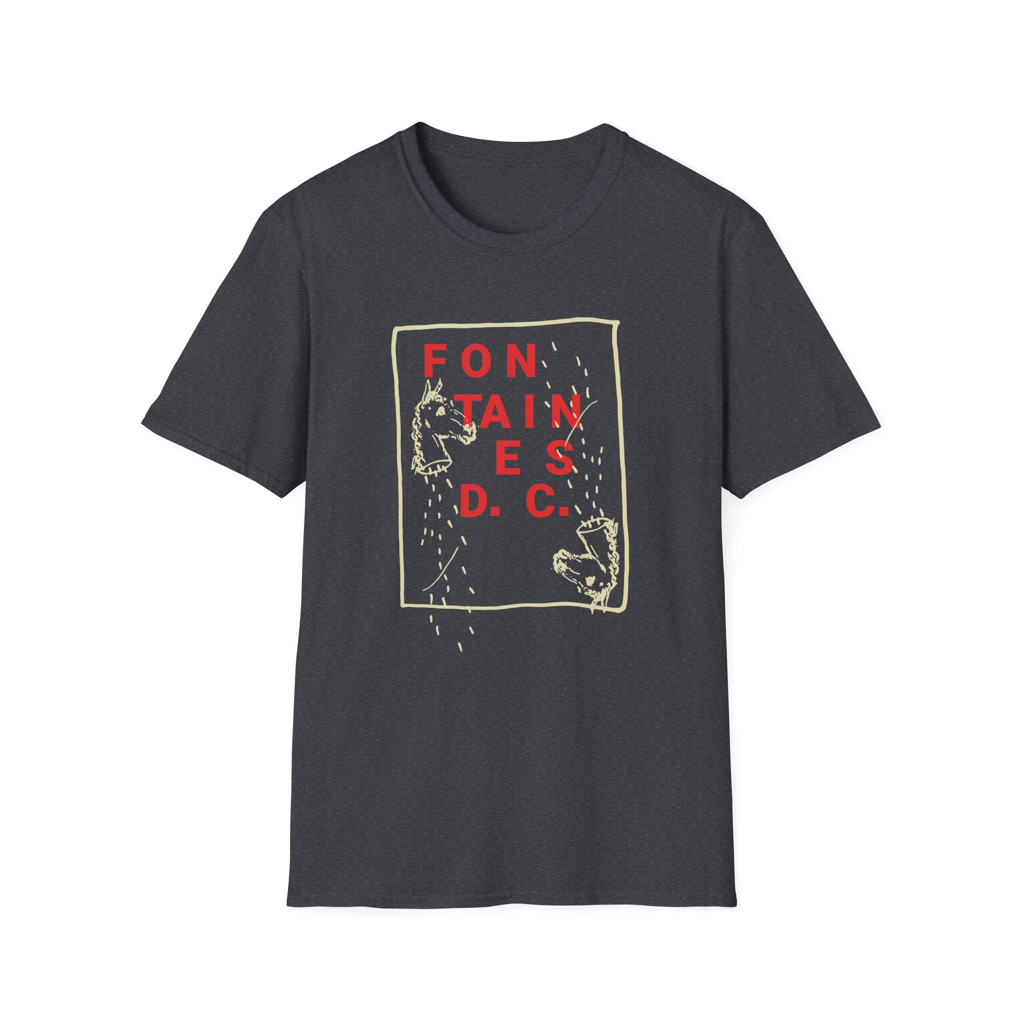 Fontaines Horse Head Unisex Softstyle T-Shirt - Image 13