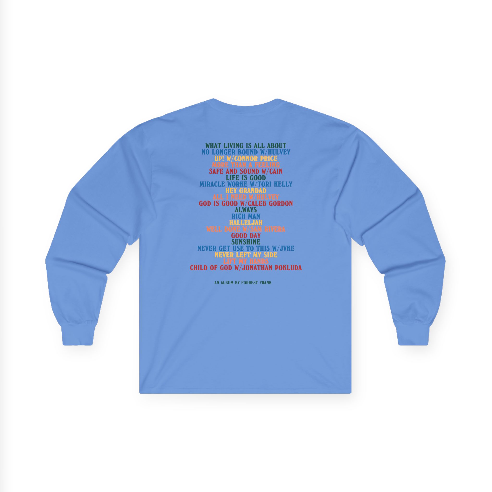 Forrest Frank Child of God Tracklist Unisex Ultra Cotton Long Sleeve Tee - Image 10
