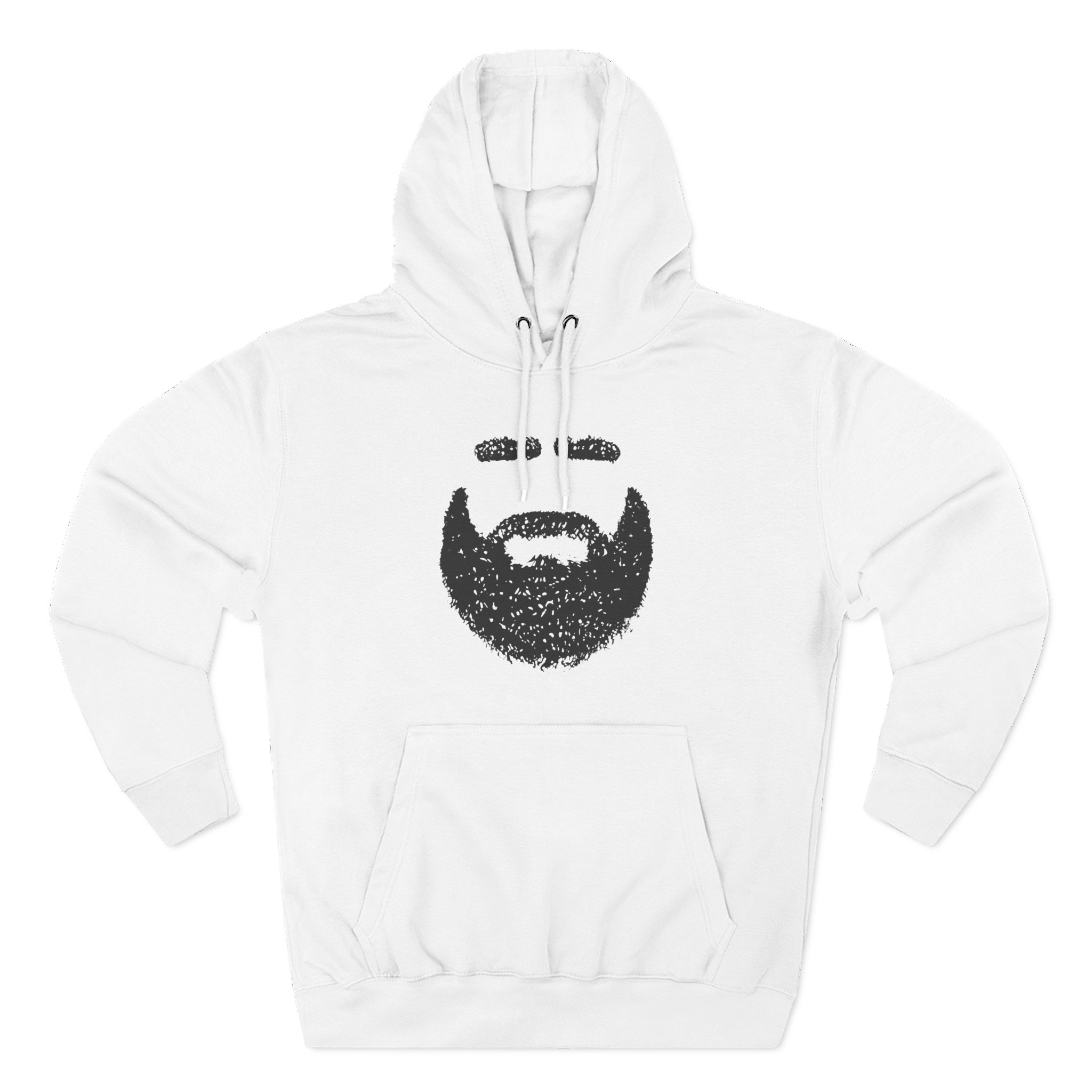 New Heights Jason Kelce Beard Three-Panel Fleece Hoodie - Image 3