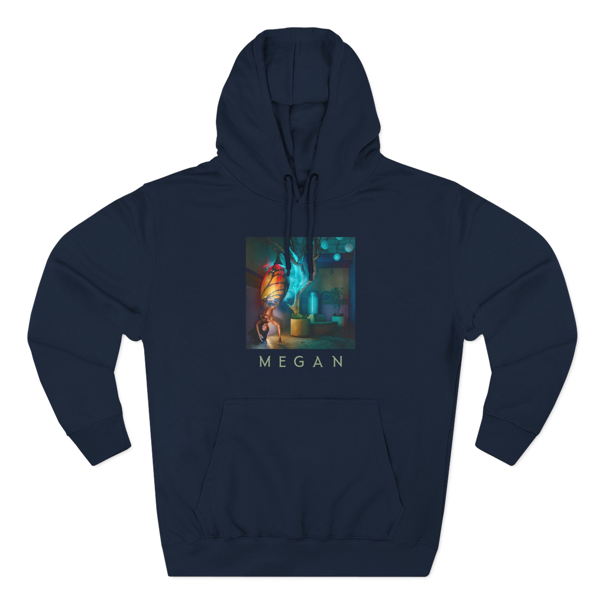 Megan Thee Stallion Butterfly Three-Panel Fleece Hoodie - Image 9