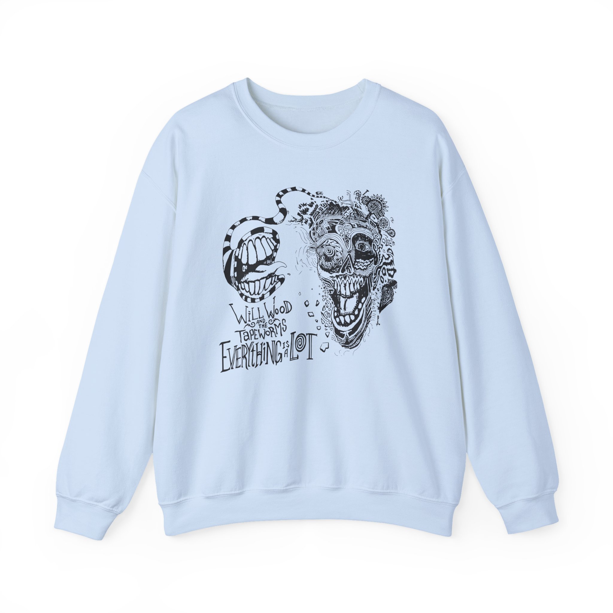 Will Wood Everything is a Lot Unisex Heavy Blend™ Crewneck Sweatshirt - Image 13