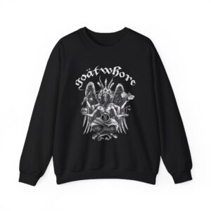 Goatwhore who Needs a God When You've Got Satan Unisex Heavy Blendâ„¢ Crewneck Sweatshirt