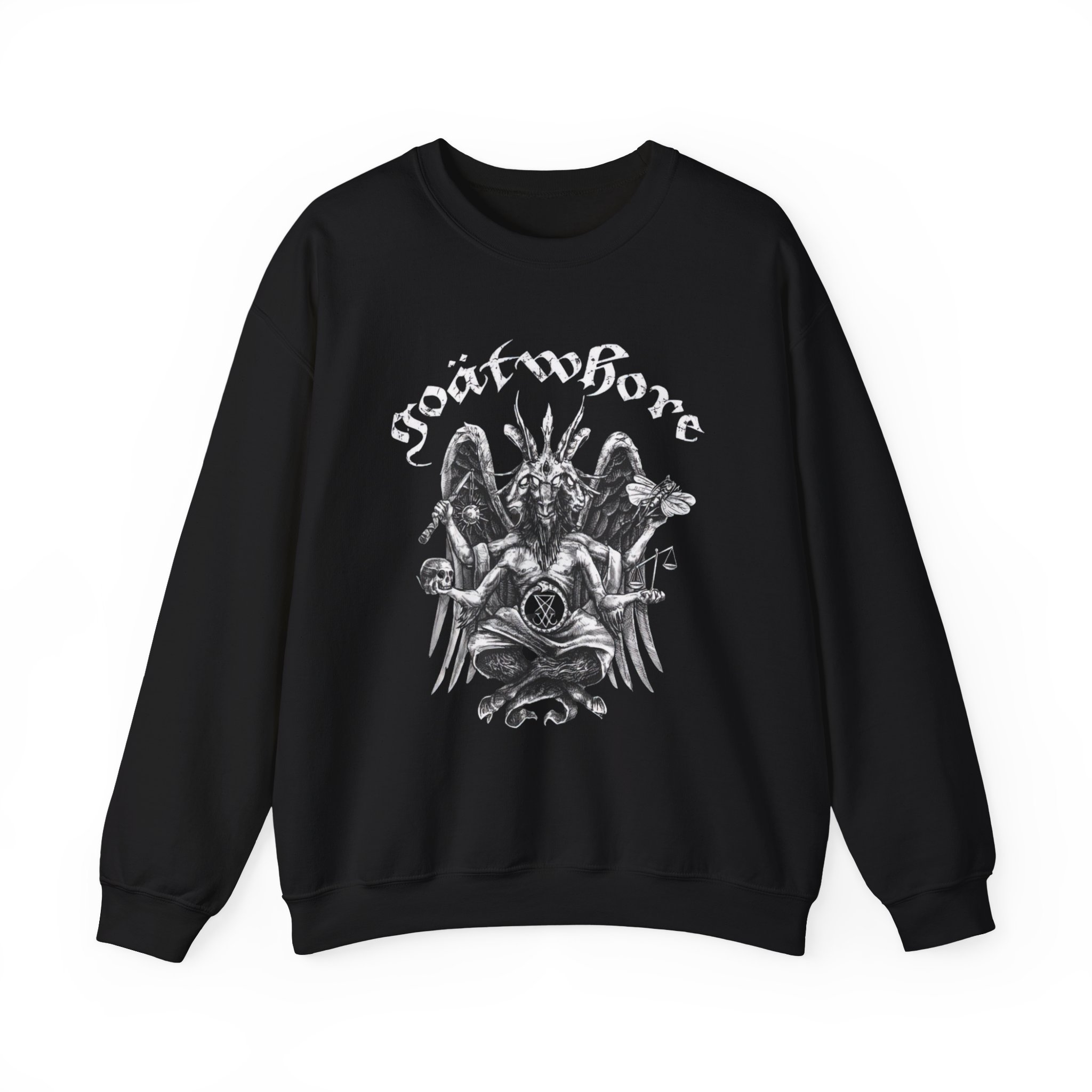 Goatwhore who Needs a God When You've Got Satan Unisex Heavy Blend™ Crewneck Sweatshirt