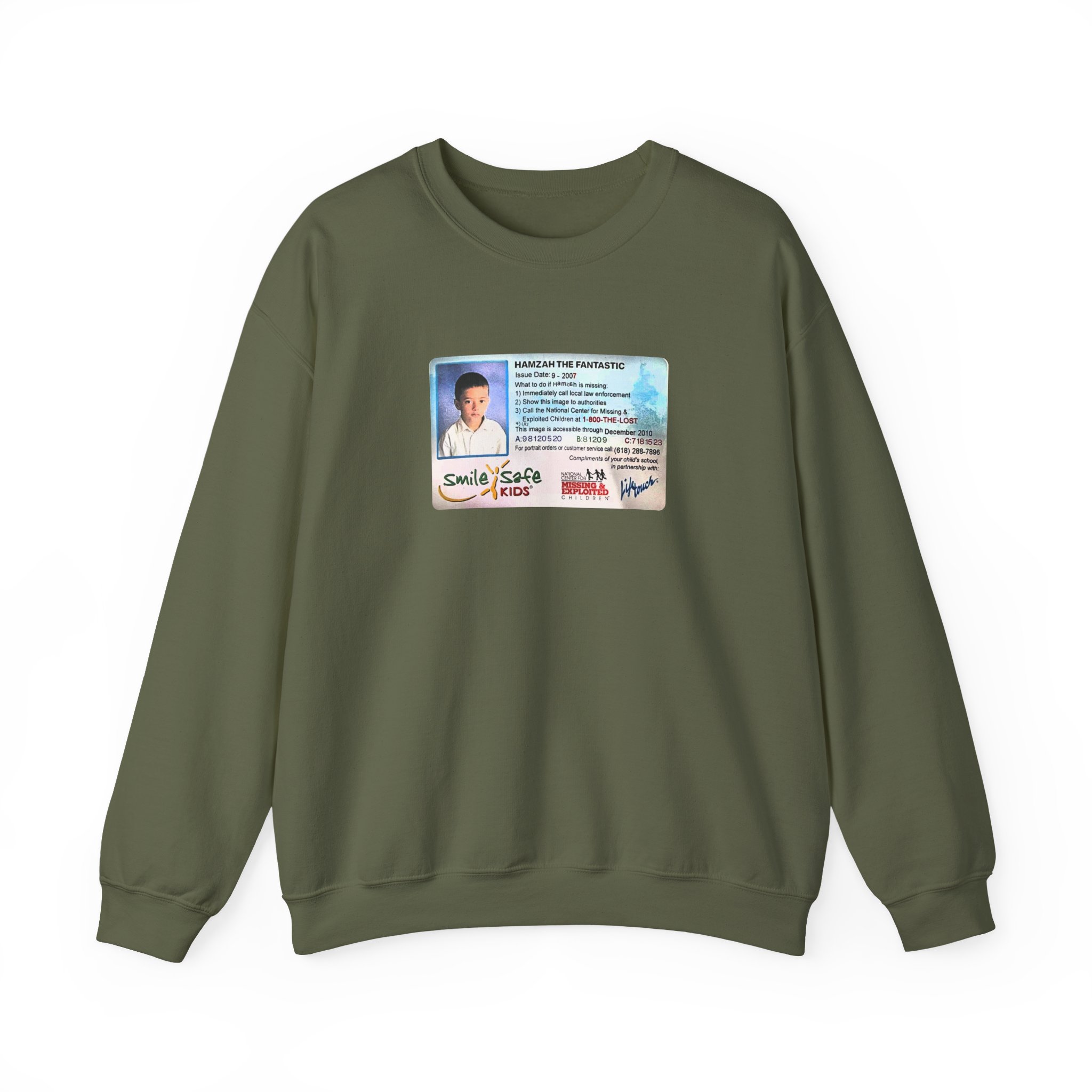 Slushy Noobz Smile Safe Kids Unisex Heavy Blend™ Crewneck Sweatshirt - Image 9