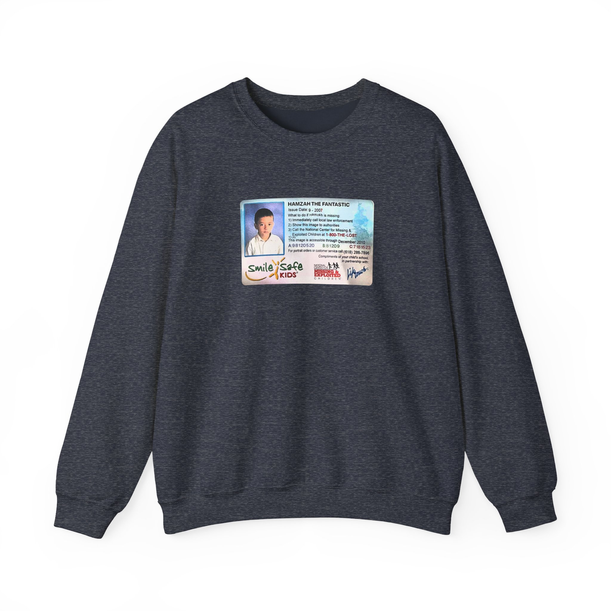 Slushy Noobz Smile Safe Kids Unisex Heavy Blend™ Crewneck Sweatshirt - Image 15