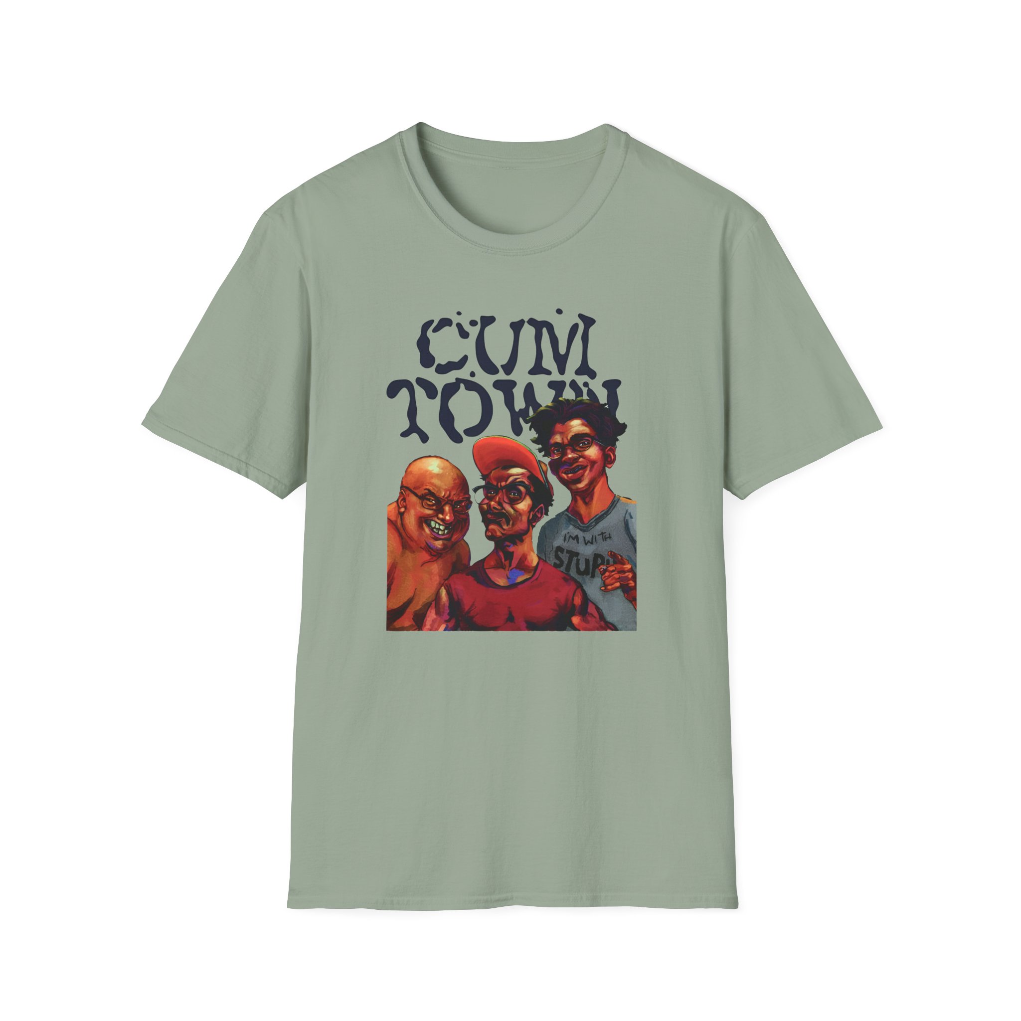 Cum Town Unisex Softstyle T-Shirt - Image 11