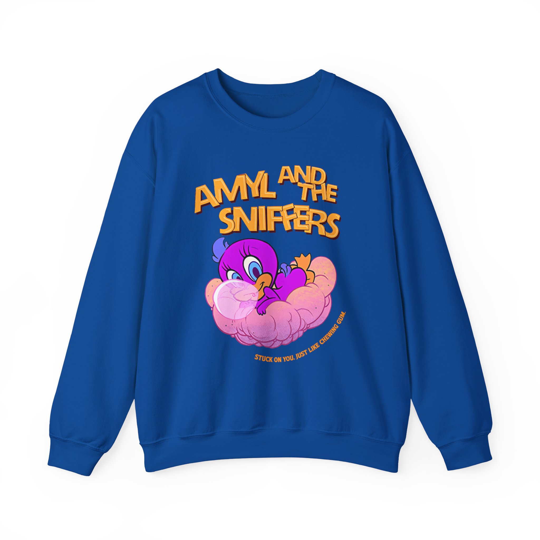 Amyl and the Sniffers Stuck On You Baby Unisex Heavy Blend™ Crewneck Sweatshirt - Image 11