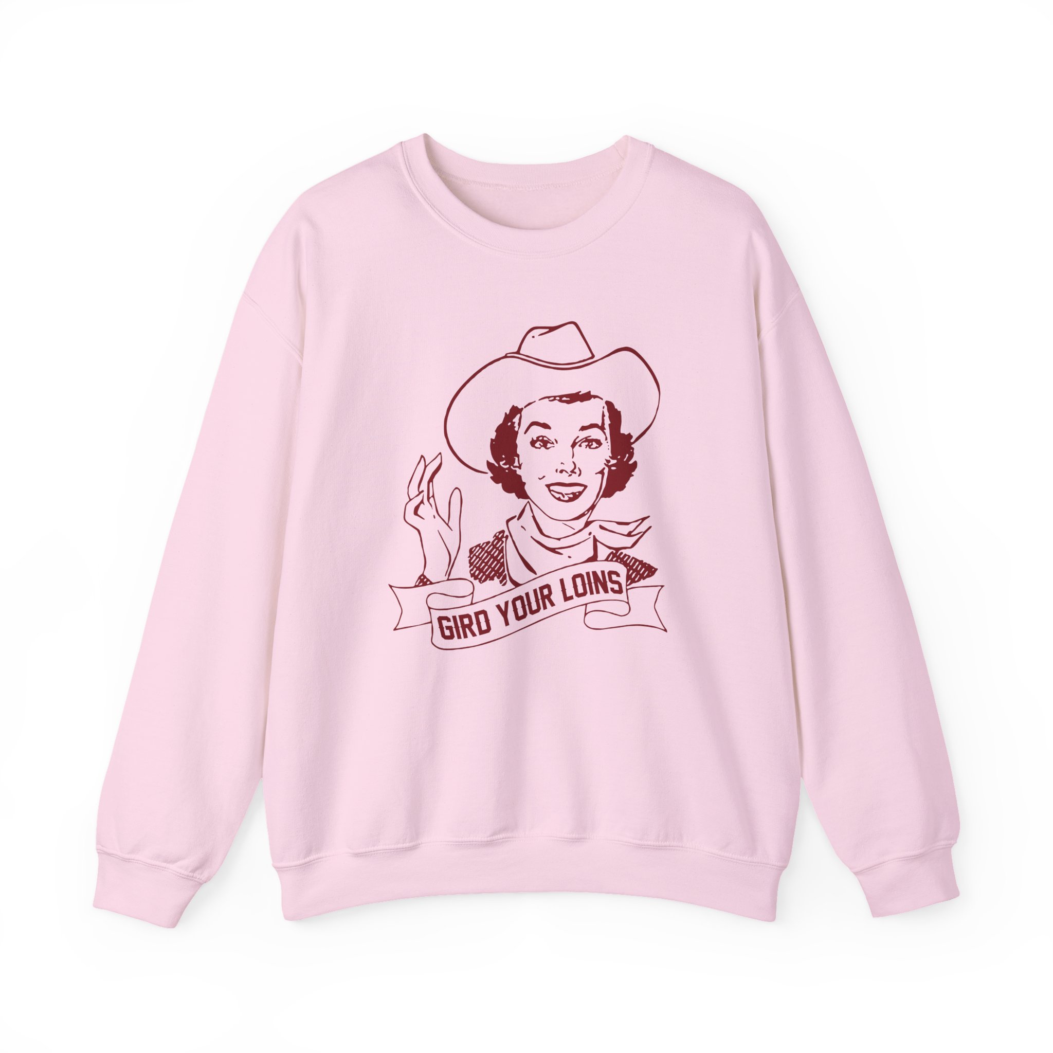 Giggly Squad Gird Your Loins Unisex Heavy Blend™ Crewneck Sweatshirt - Image 9