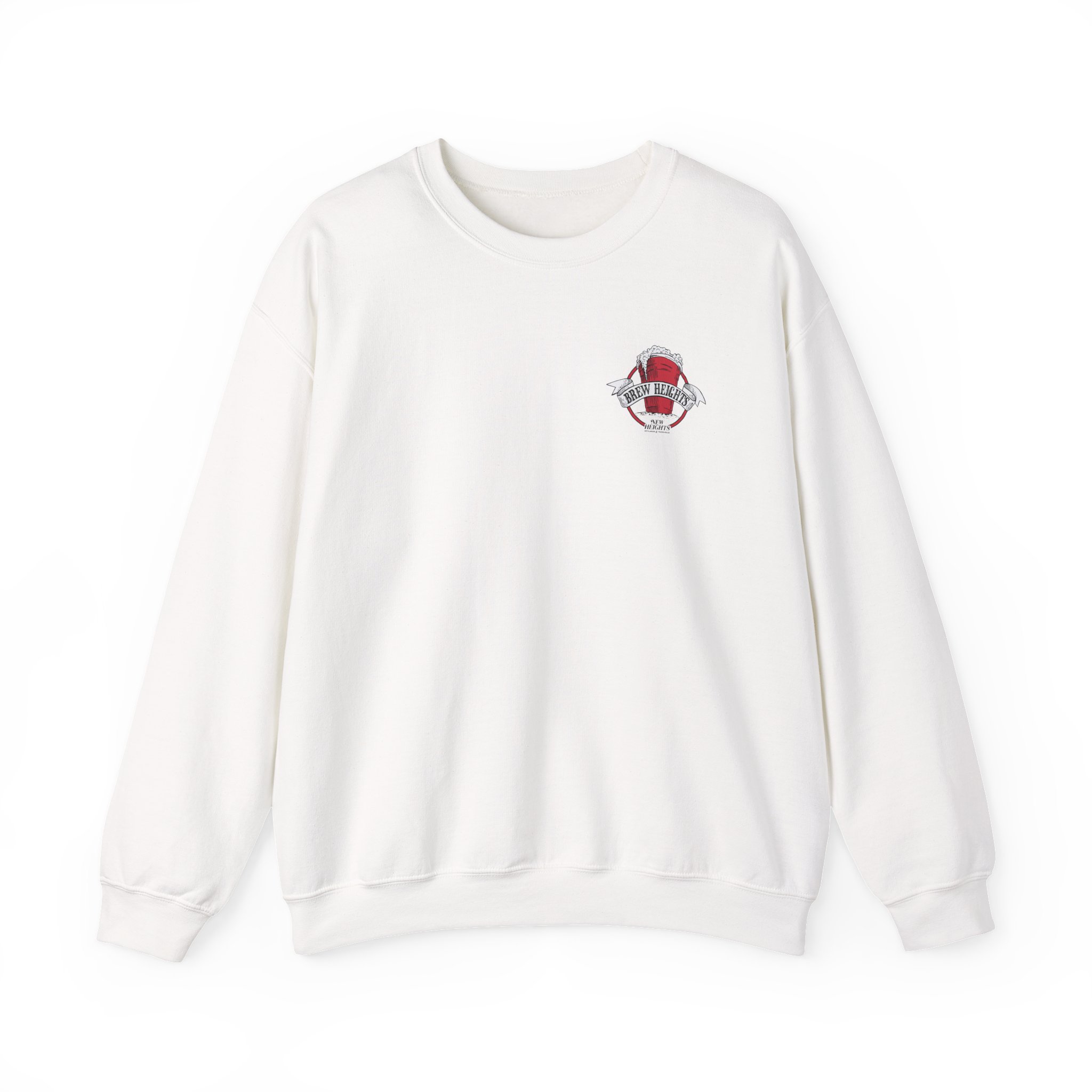 New Heights Brew Heights Left Chest Unisex Heavy Blend™ Crewneck Sweatshirt