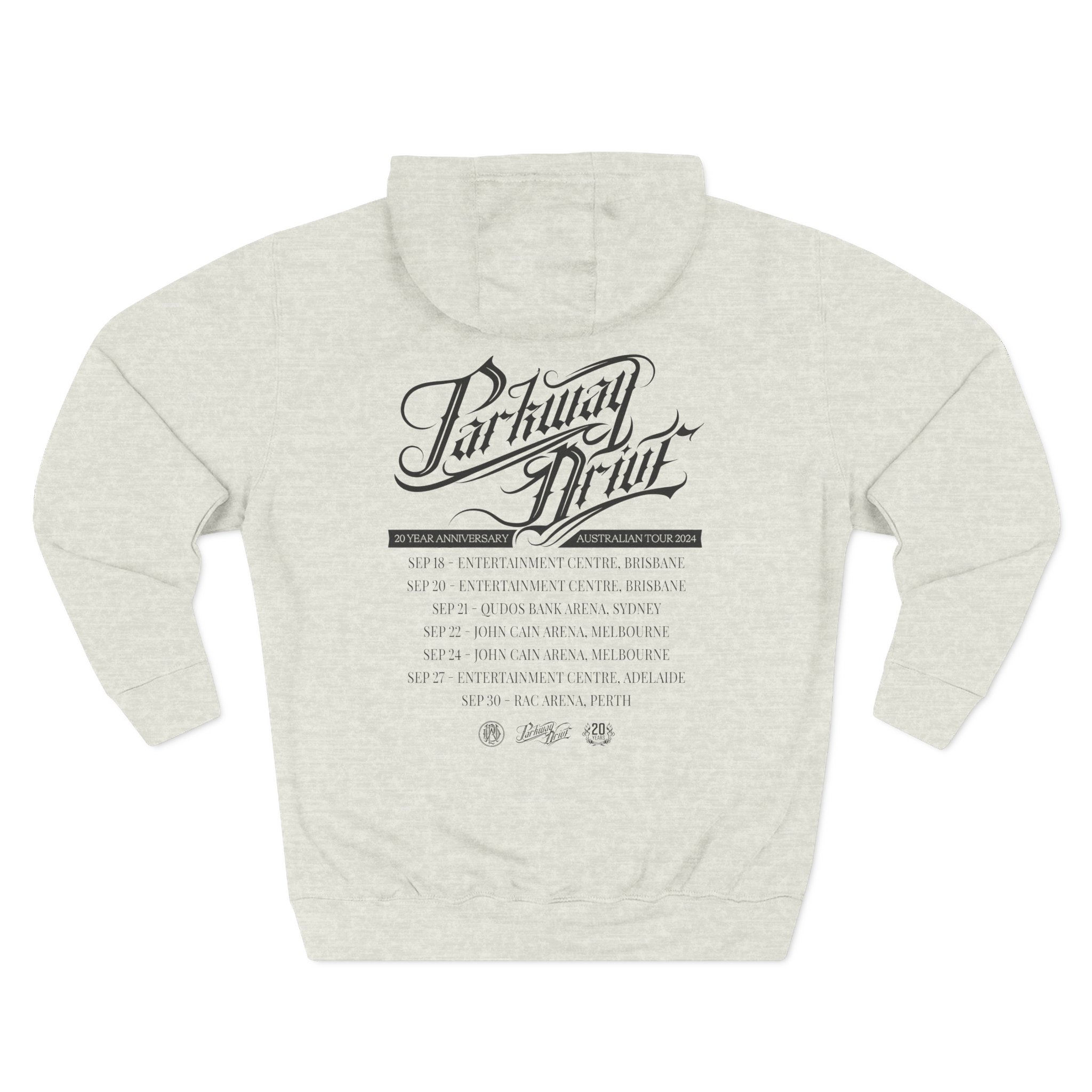 Parkway Drive Australian Tour Three-Panel Fleece Hoodie - Image 10
