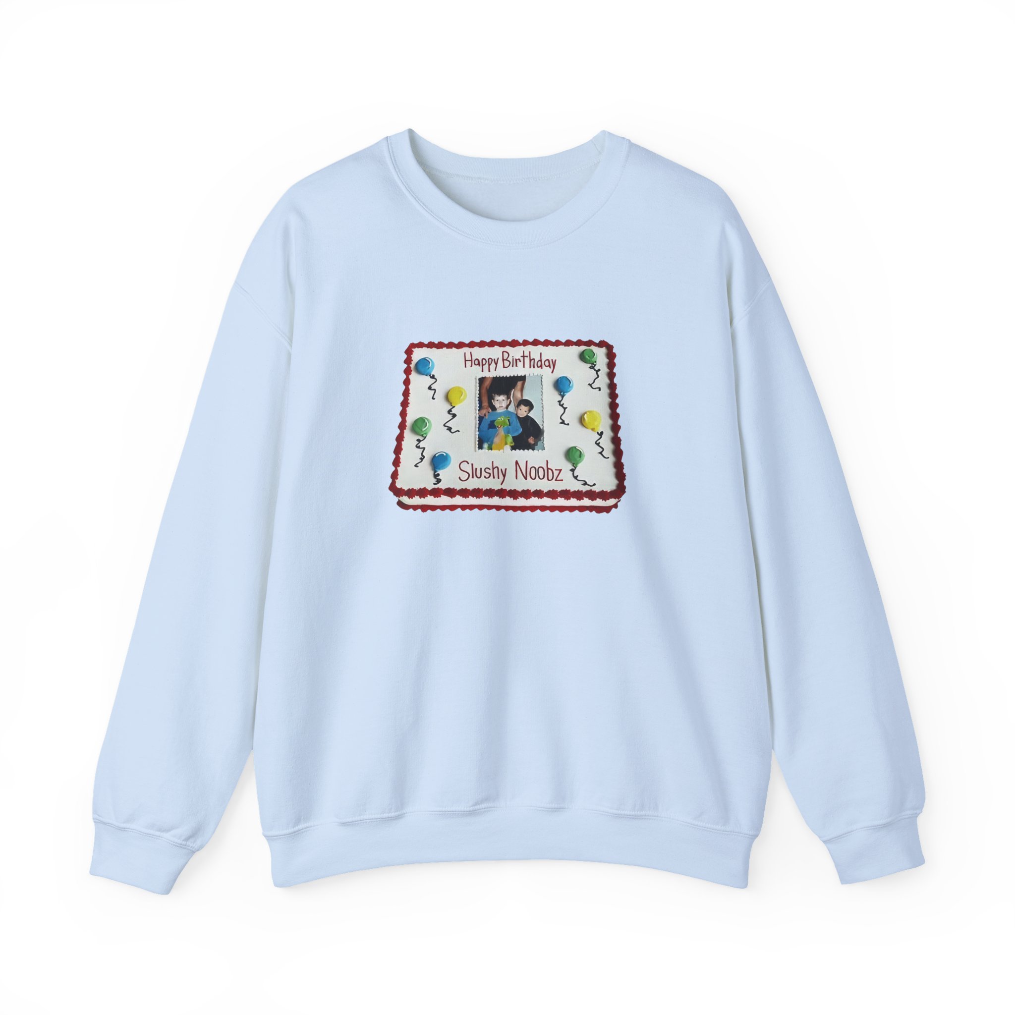 Slushy Noobz Birthday Cake Unisex Heavy Blend™ Crewneck Sweatshirt - Image 11