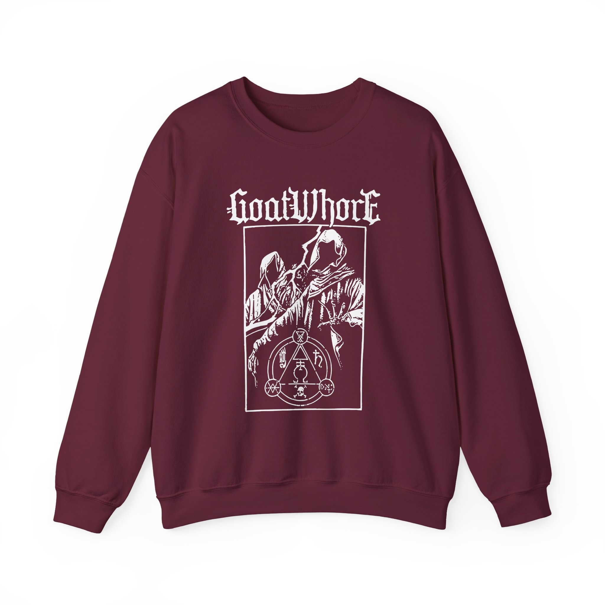 Goatwhore sigil Unisex Heavy Blend™ Crewneck Sweatshirt - Image 3