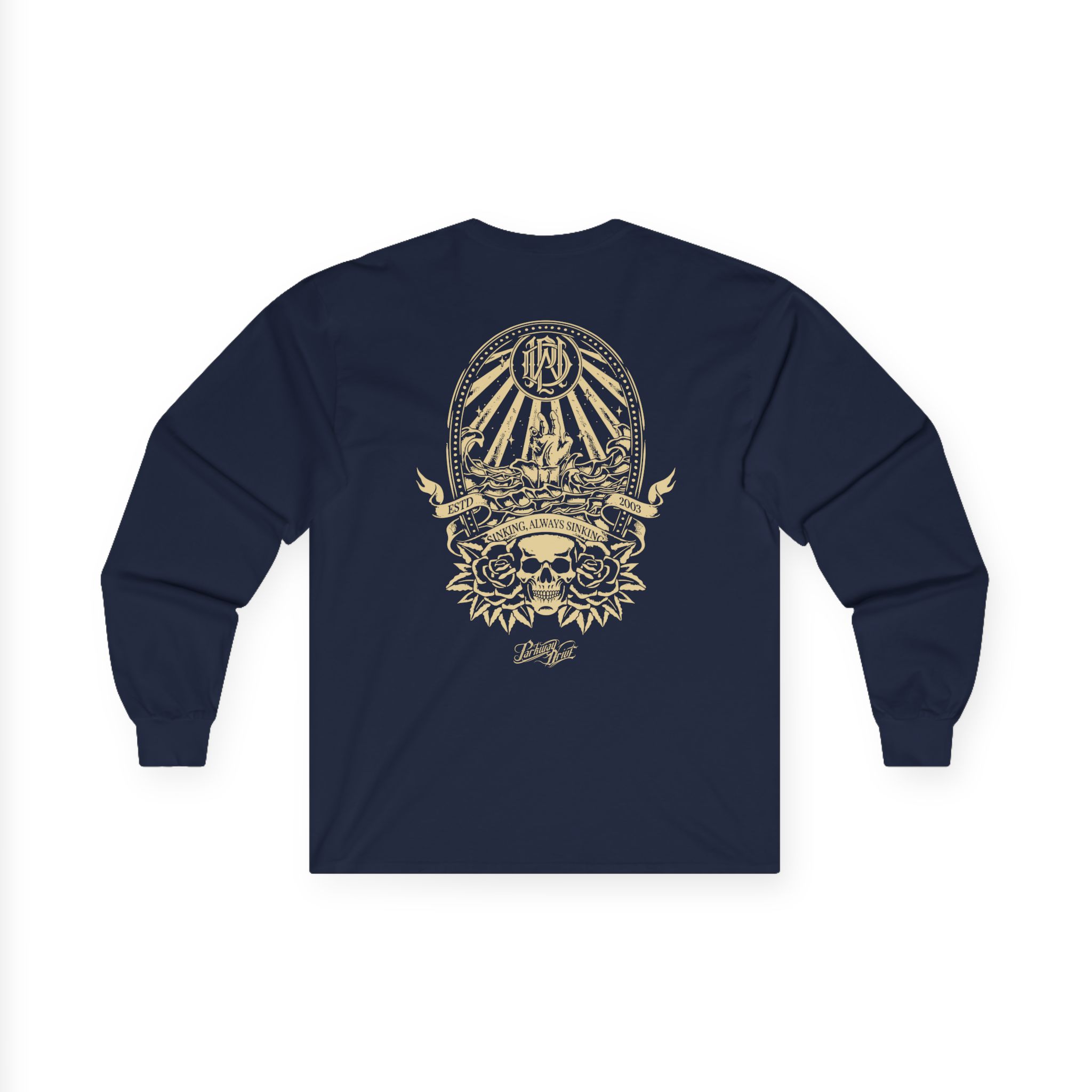 Parkway Drive Sinking Hand Unisex Ultra Cotton Long Sleeve Tee - Image 12