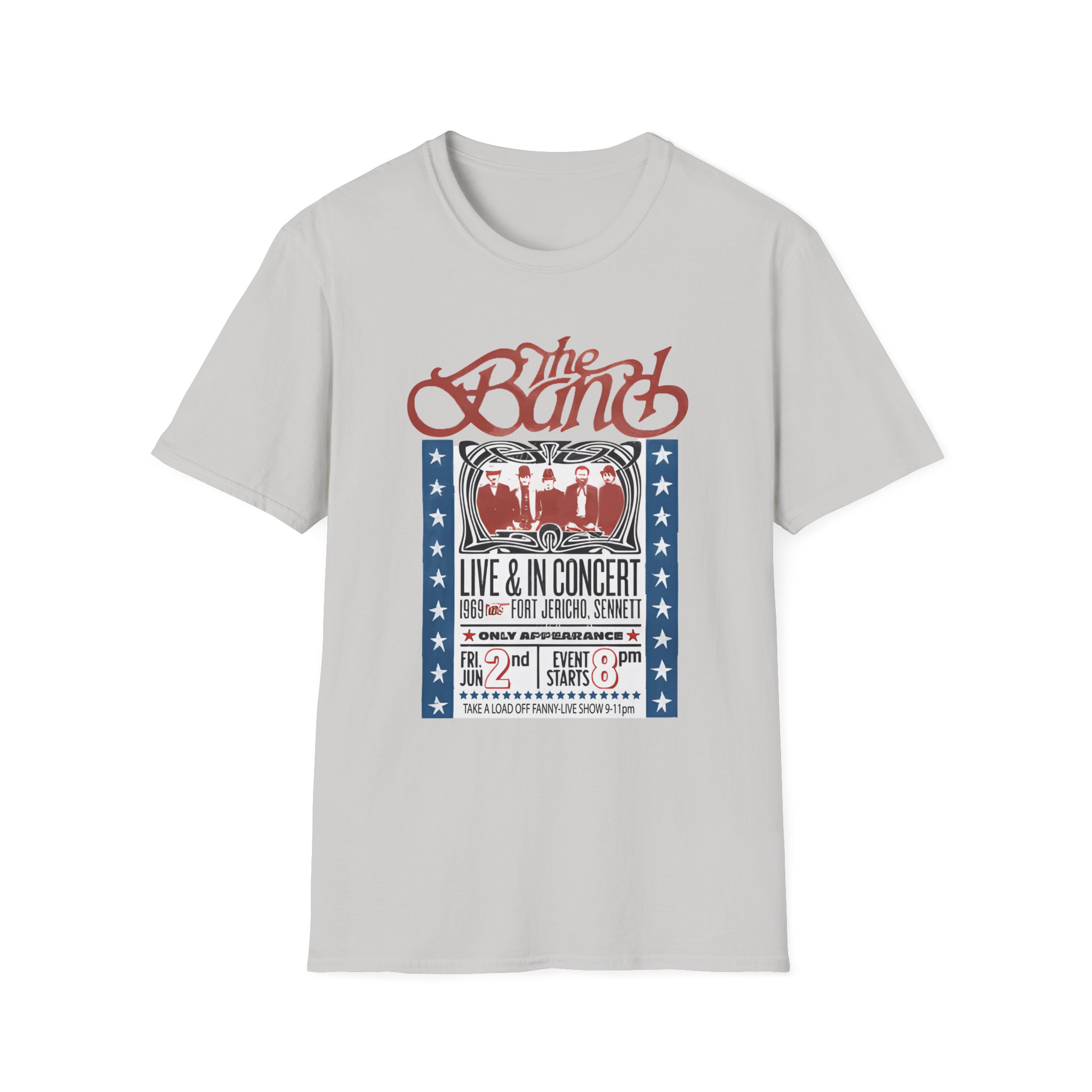 The Band Live in Concert Unisex Softstyle T-Shirt - Image 3